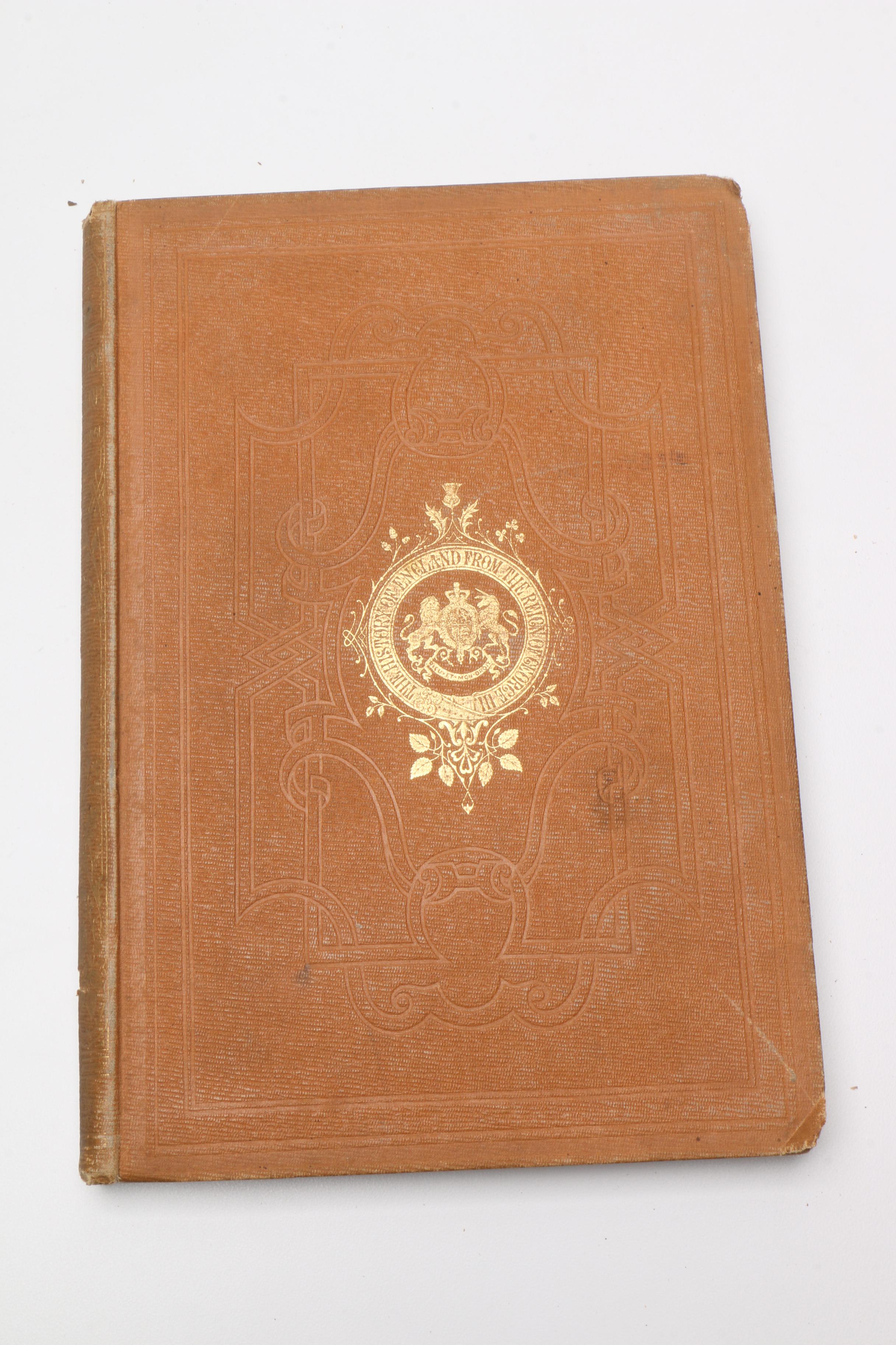 1850s "The History of England From the Reign of George III" Volumes