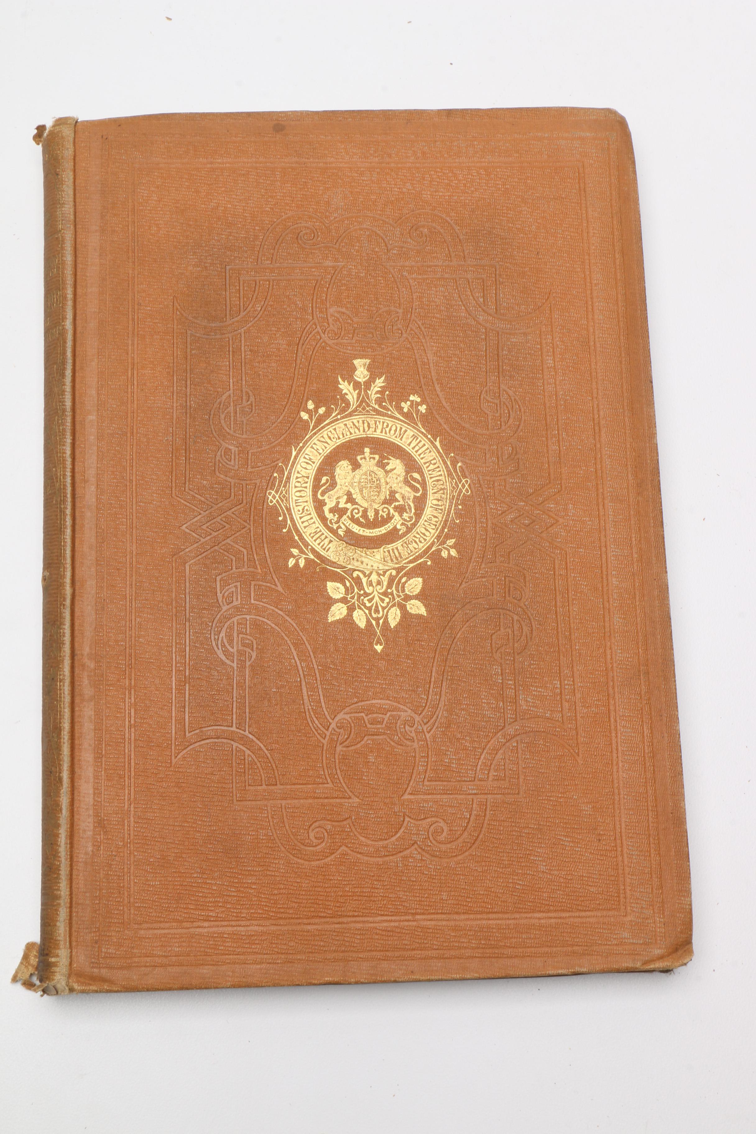 1850s "The History of England From the Reign of George III" Volumes