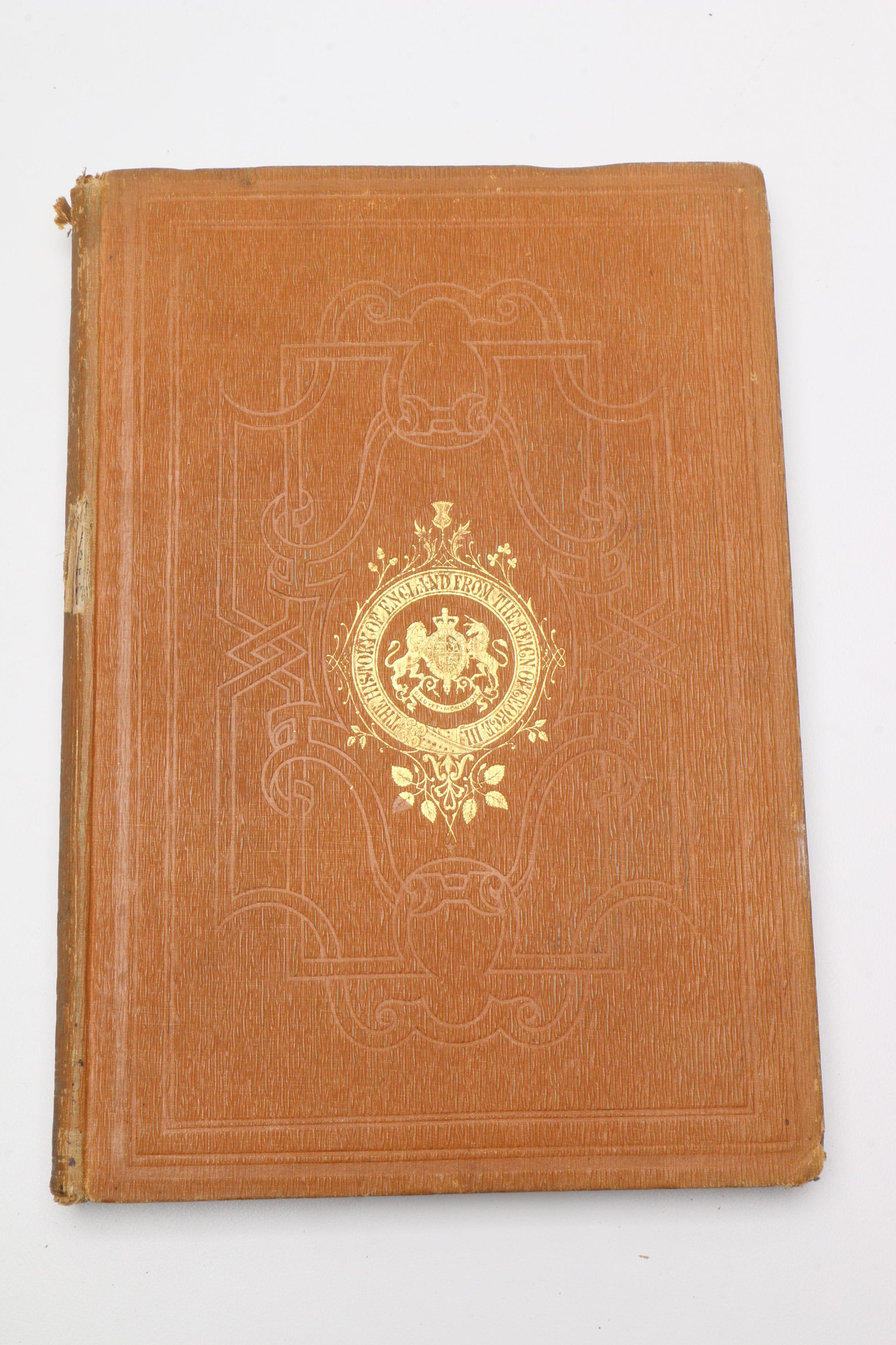 1850s "The History of England From the Reign of George III" Volumes