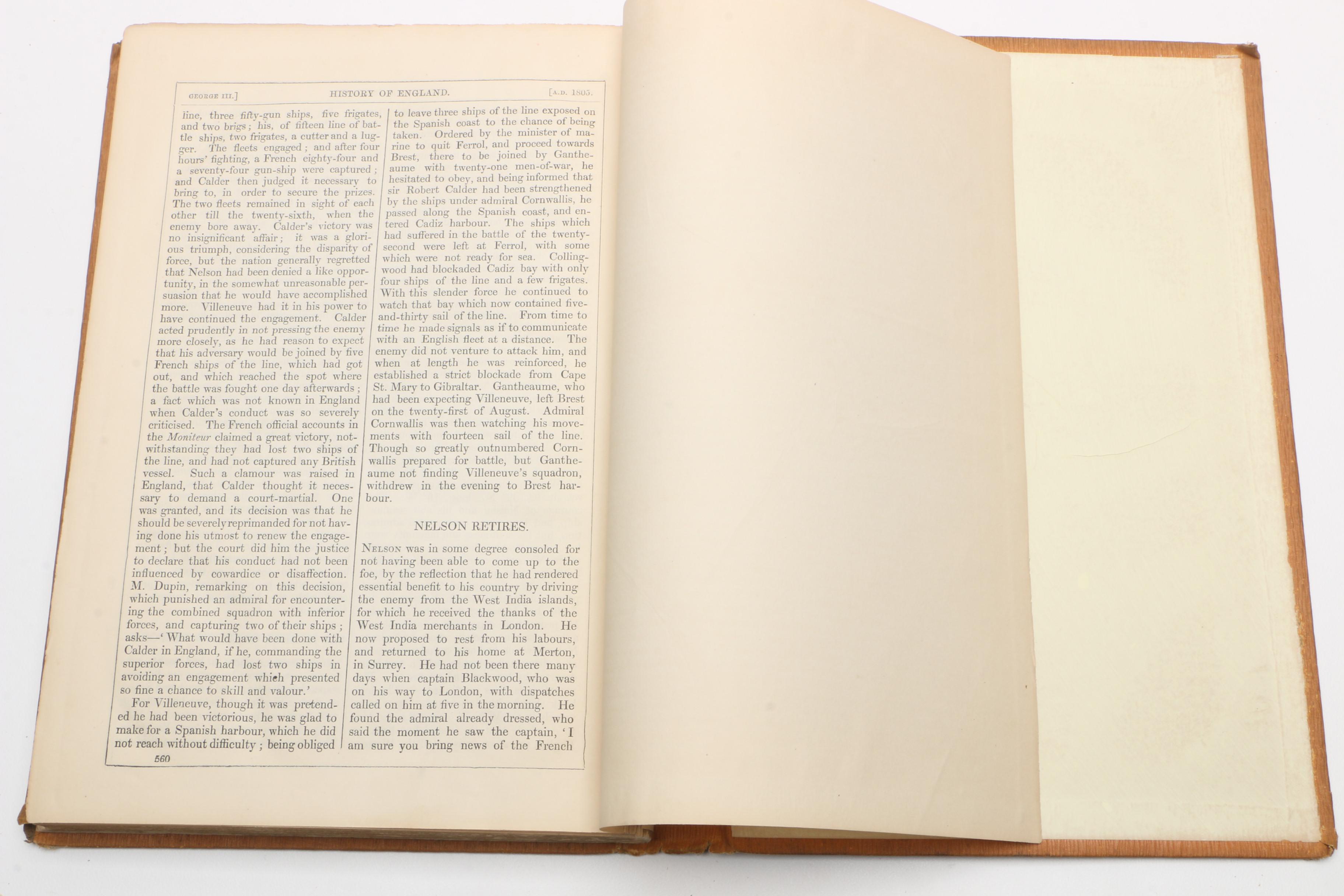 1850s "The History of England From the Reign of George III" Volumes