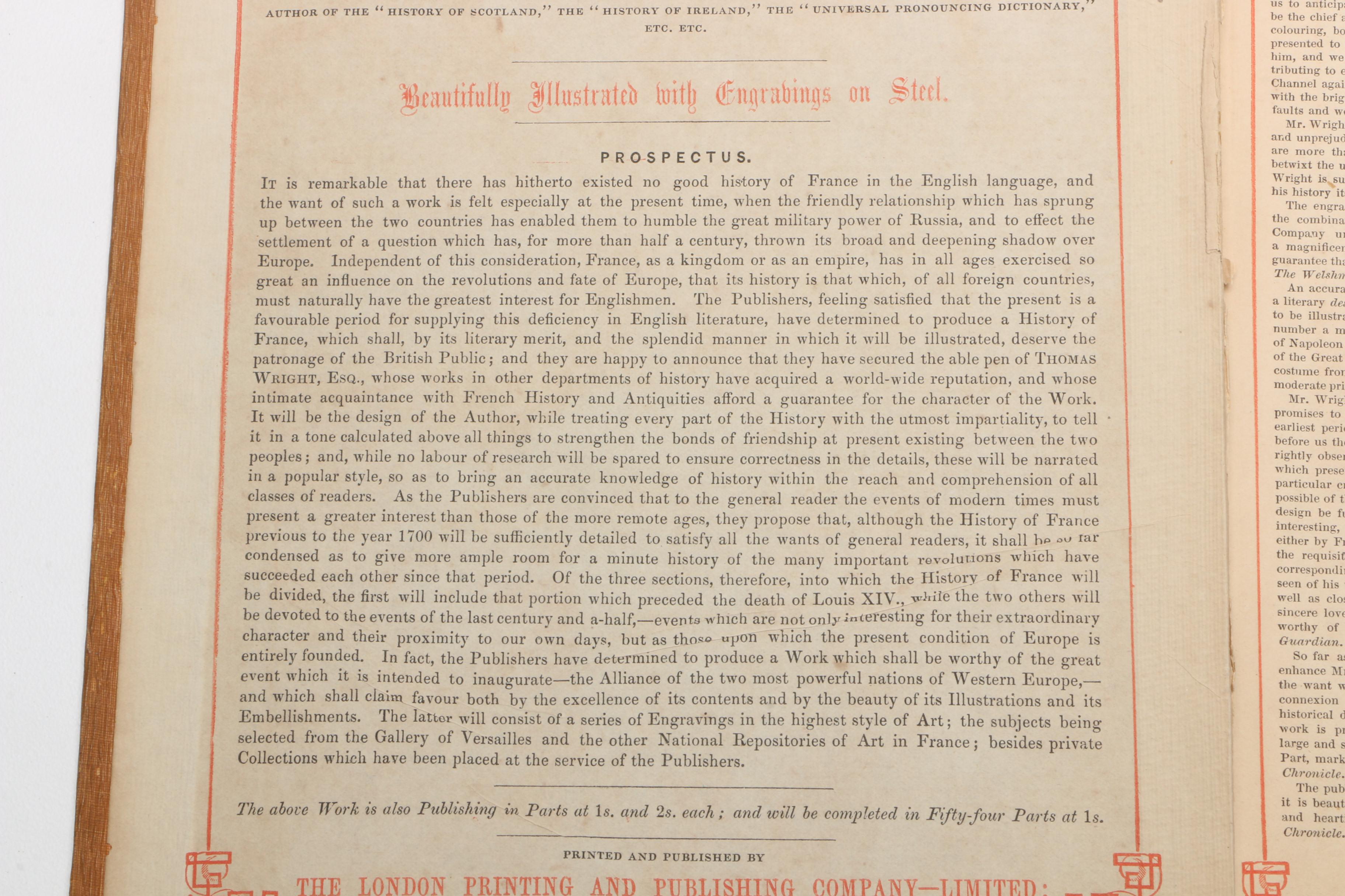 1850s "The History of England From the Reign of George III" Volumes