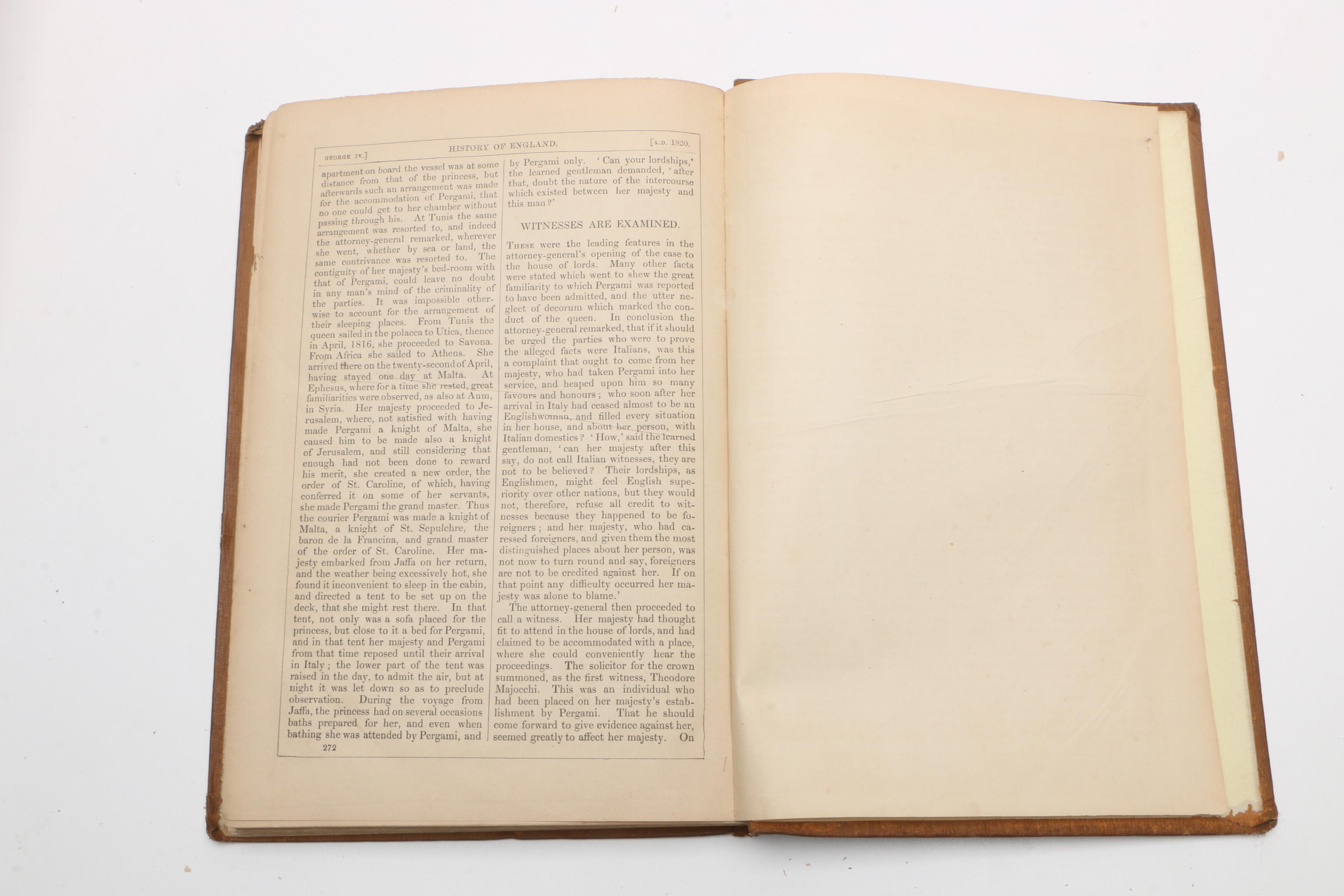 1850s "The History of England From the Reign of George III" Volumes