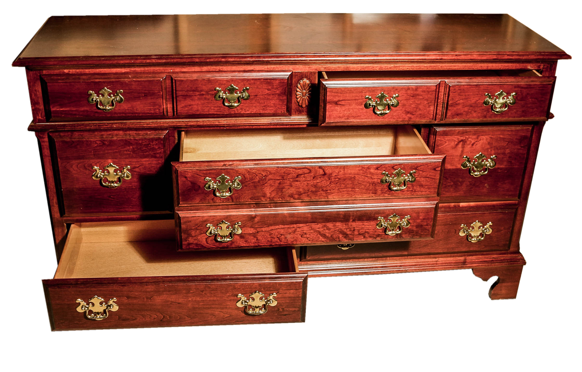 Chippendale Style Cherry Dresser by Pennsylvania House