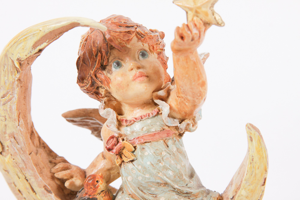 Limited Edition Enesco "Whittle Nursery Rhymes" Figurines by G.G. Santiago