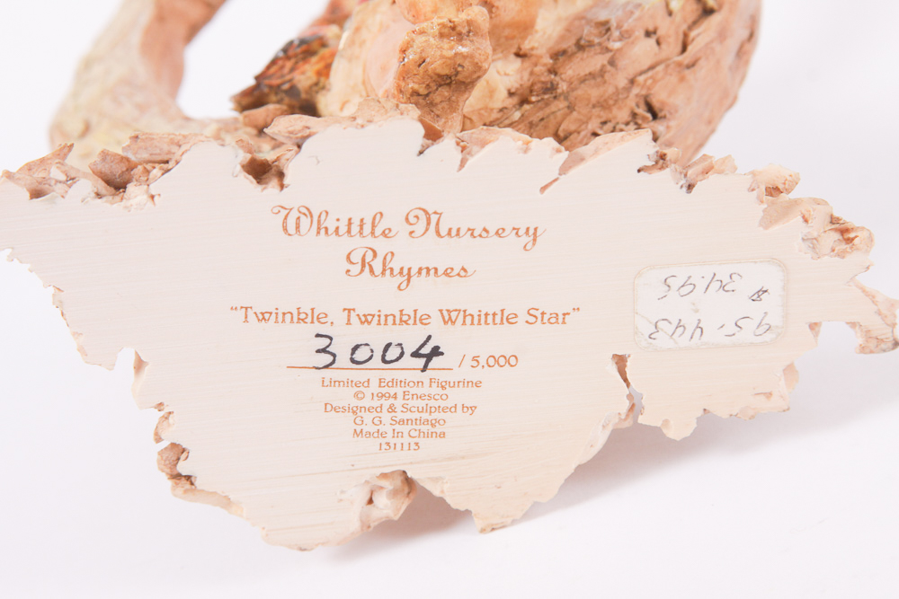 Limited Edition Enesco "Whittle Nursery Rhymes" Figurines by G.G. Santiago