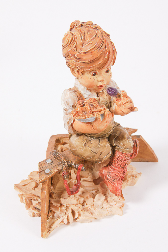 Limited Edition Enesco "Whittle Nursery Rhymes" Figurines by G.G. Santiago