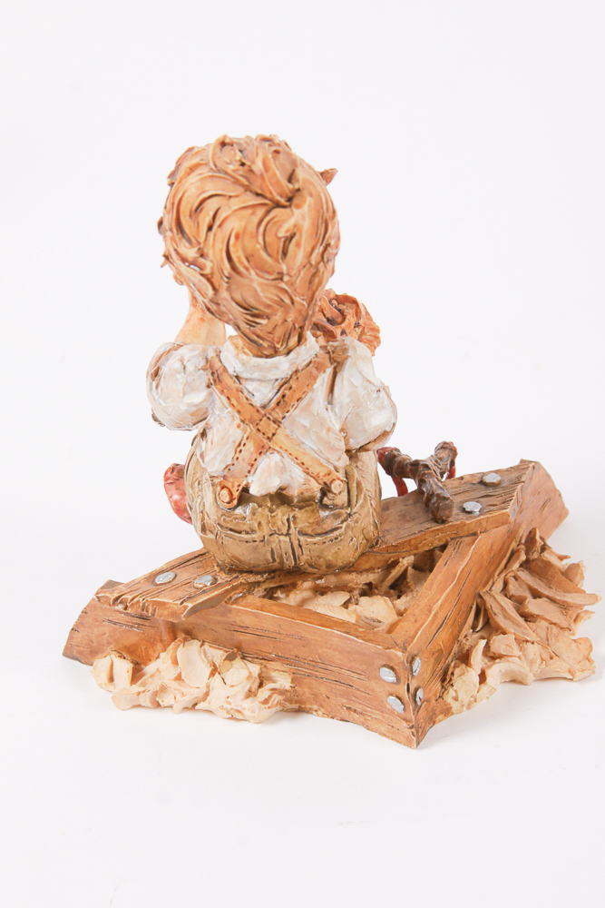 Limited Edition Enesco "Whittle Nursery Rhymes" Figurines by G.G. Santiago