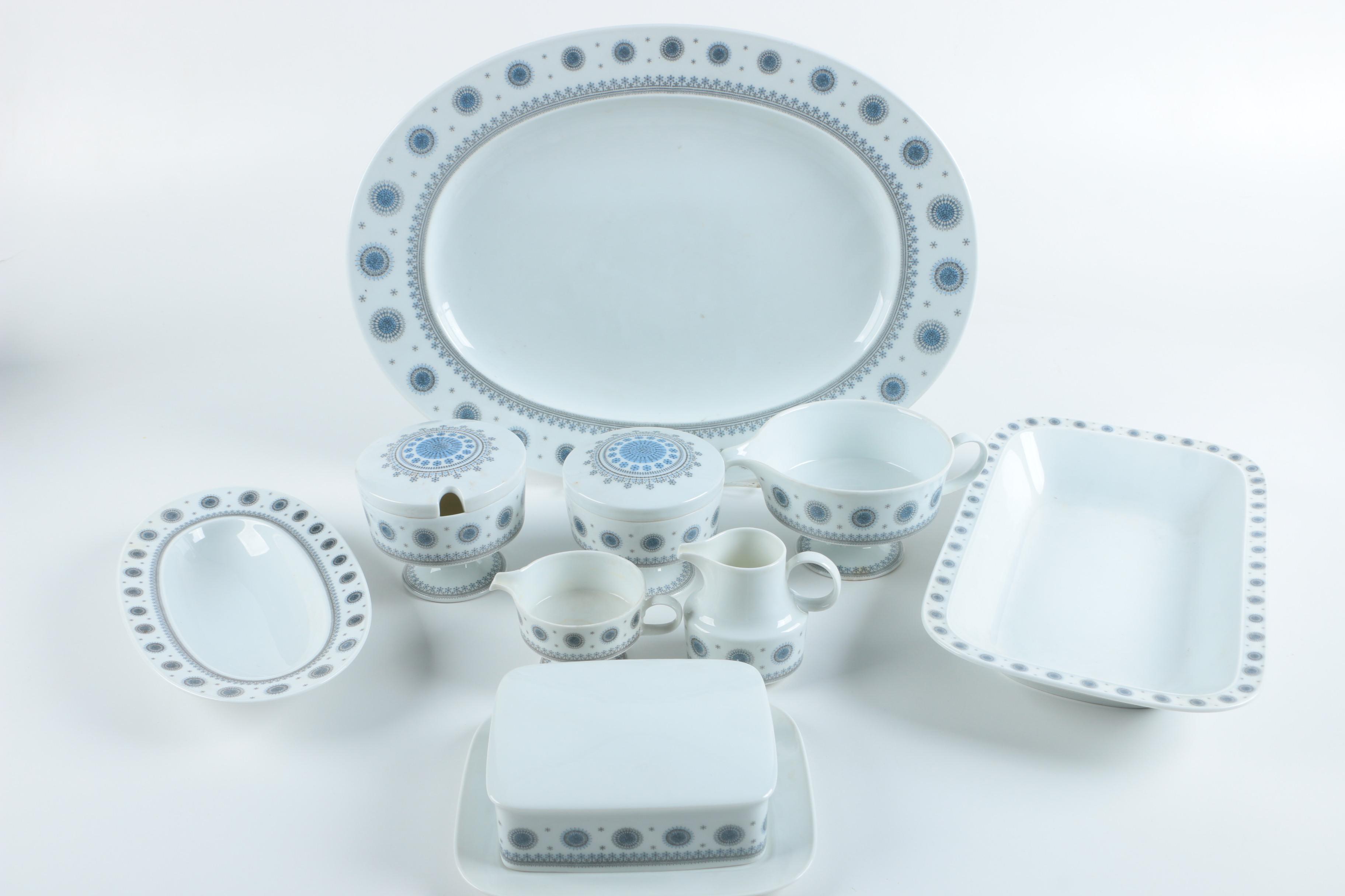 Rosenthal "Ice Blossom" Serveware