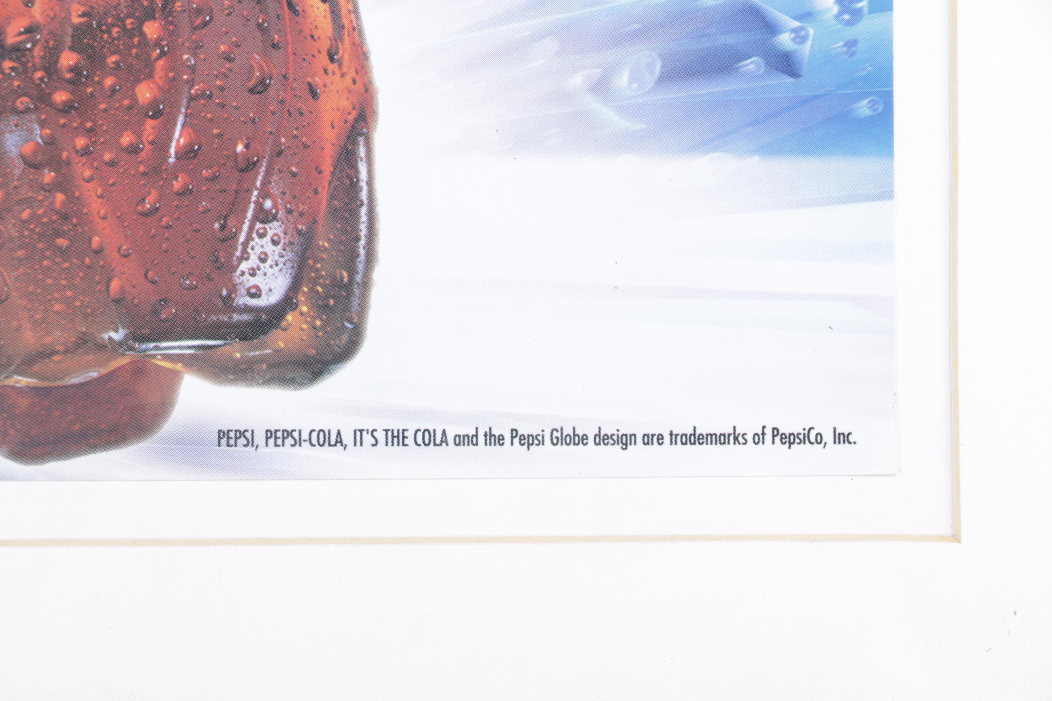 Ben Gordon Autographed Game Program Framed with Poster