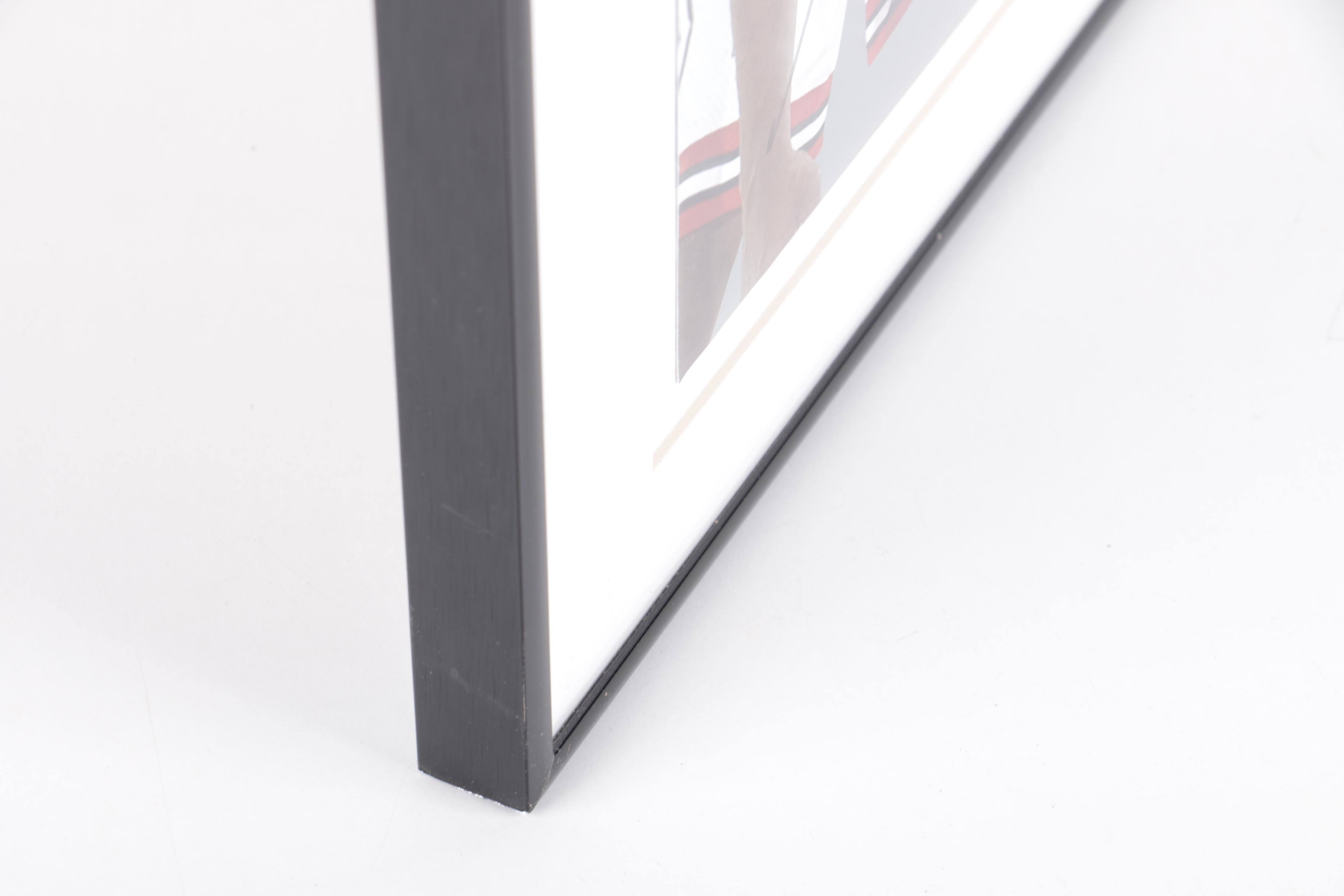 Ben Gordon Autographed Game Program Framed with Poster