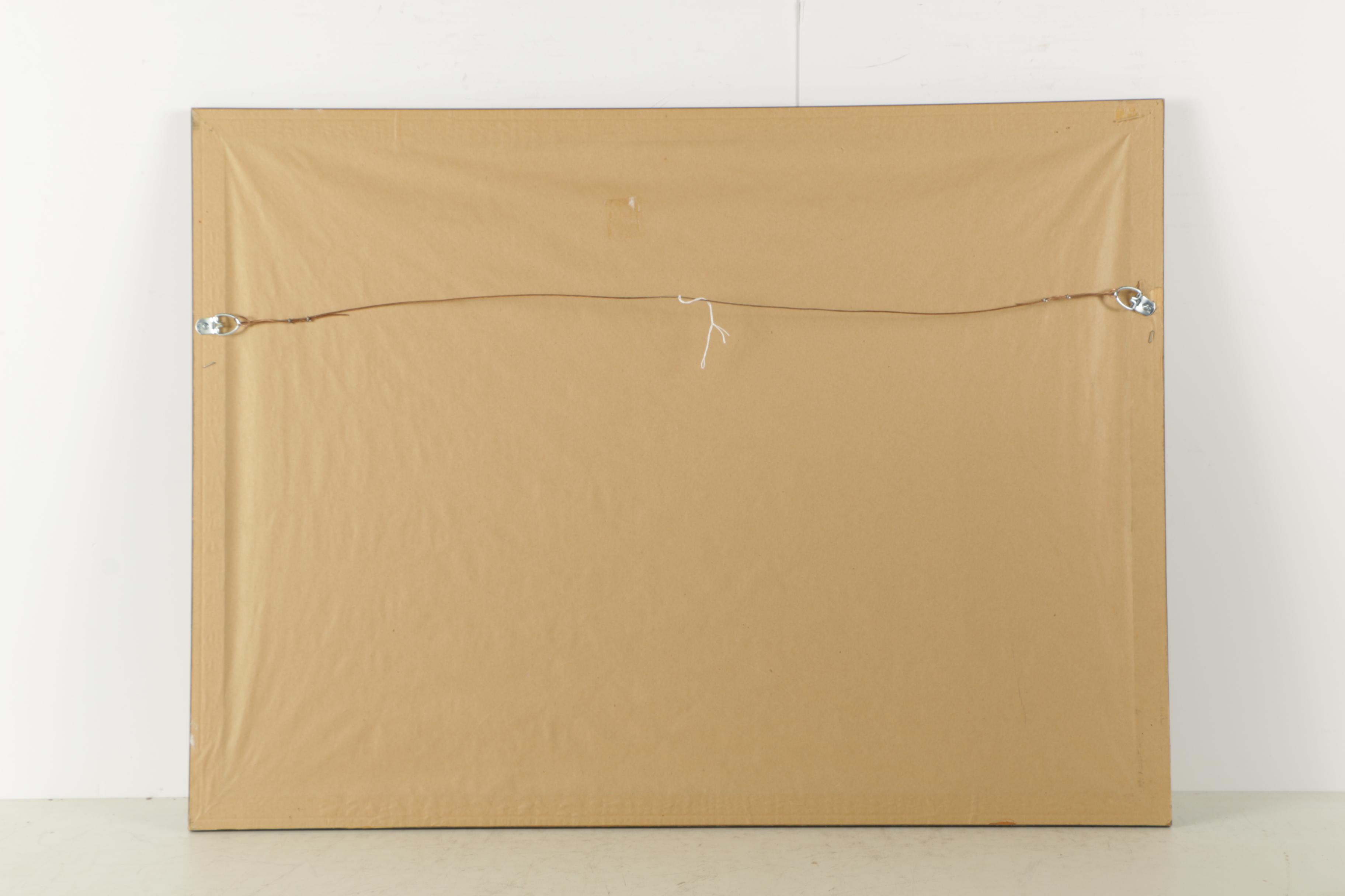 Offset Lithograph After Daniel Pollera's Painting "Late Day Rocker"