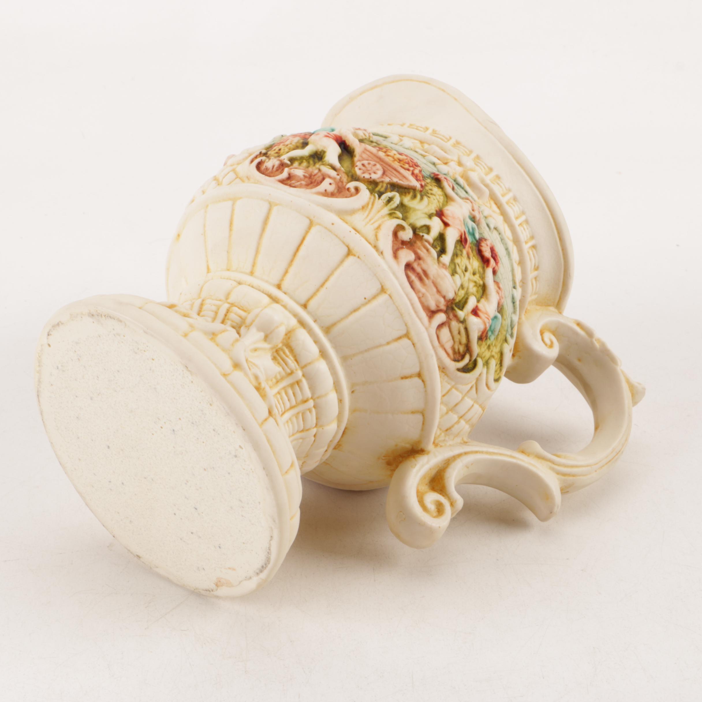 Capodimonte Style Cherub Pitcher and Ceramic Pitchers