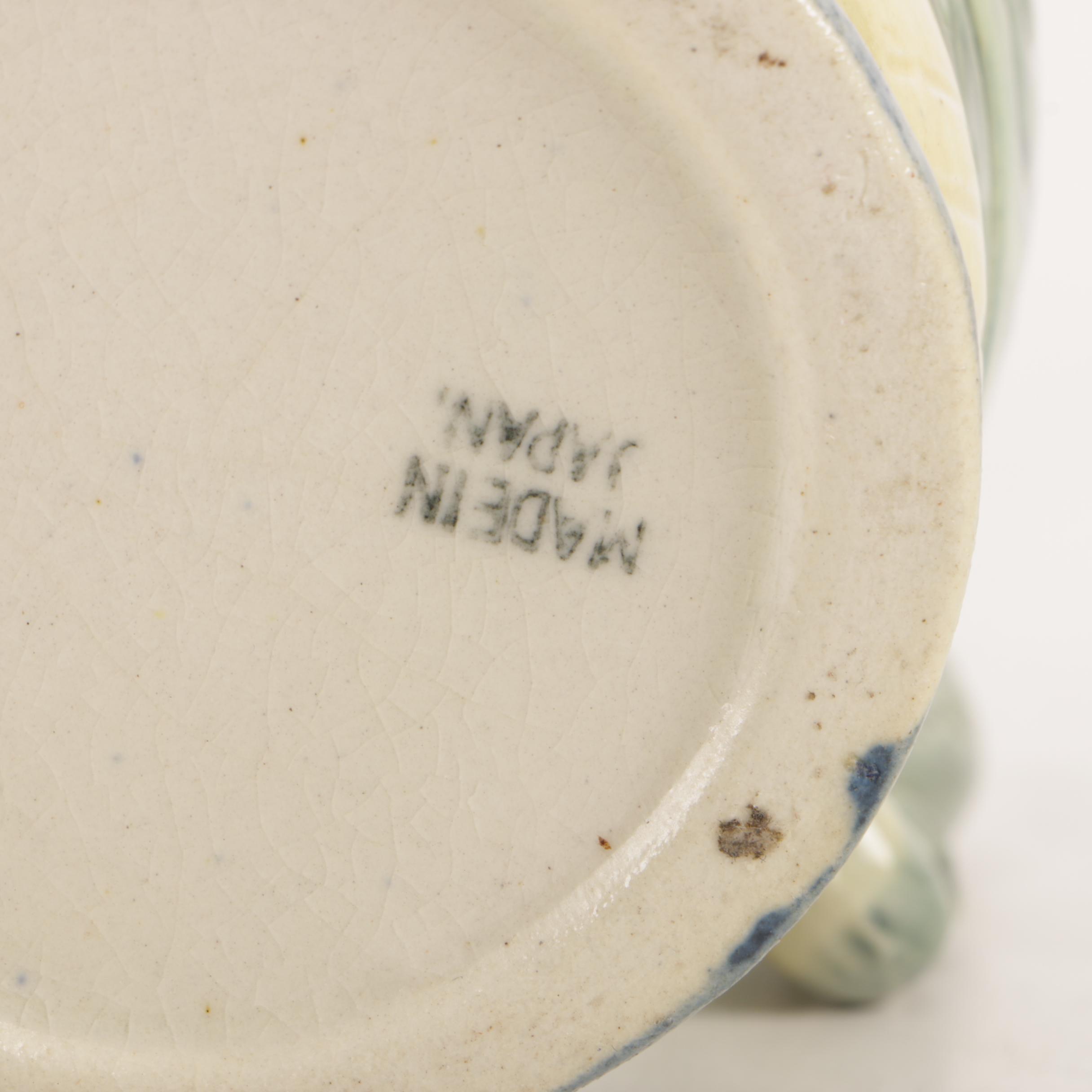 Capodimonte Style Cherub Pitcher and Ceramic Pitchers