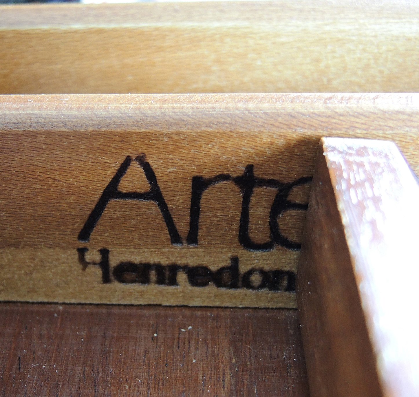 Henredon "Artefacts" Oak Campaign Desk