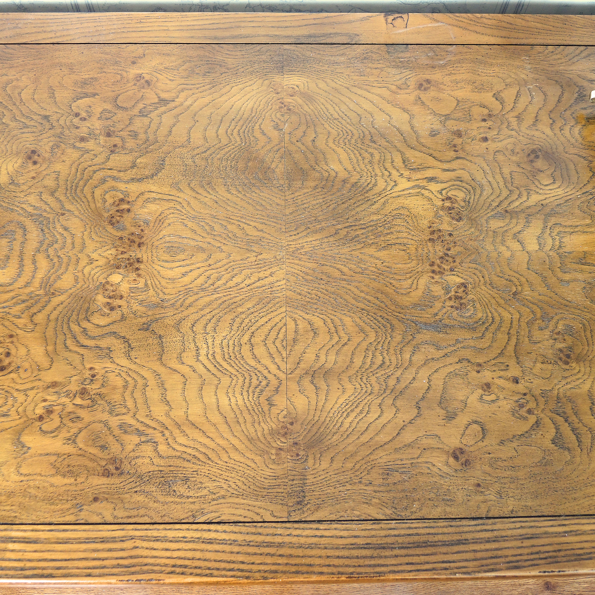 Henredon "Artefacts" Oak Campaign Desk