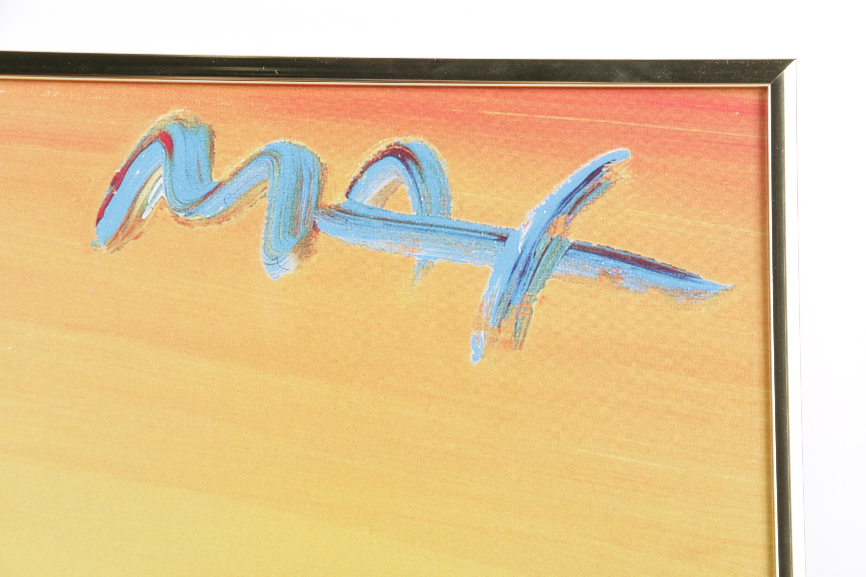 Official Poster Print after Peter Max Painting "Kentucky Derby 2000"