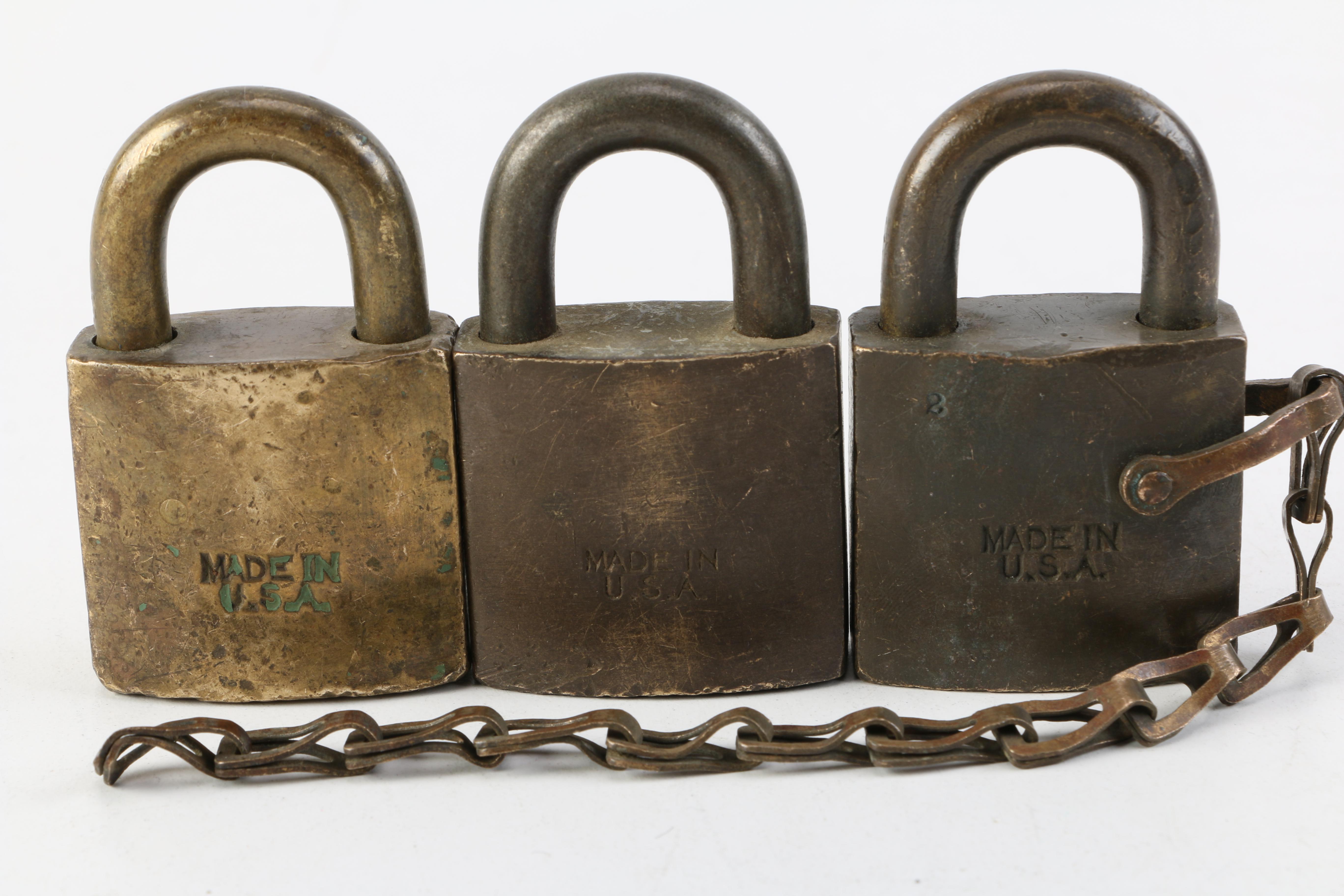 Collection of Vintage Sargent Padlocks