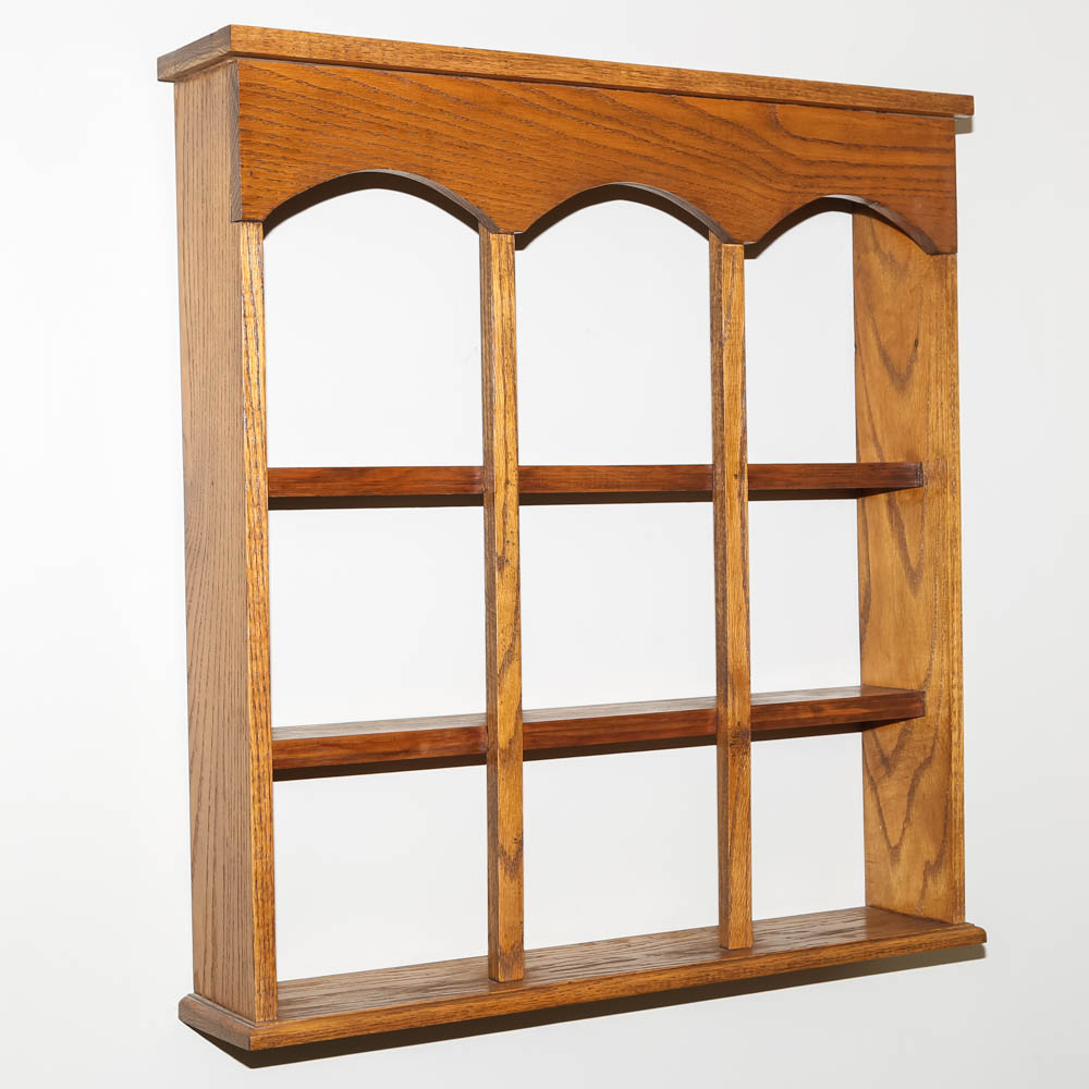 Pine Wood Wall Shelf