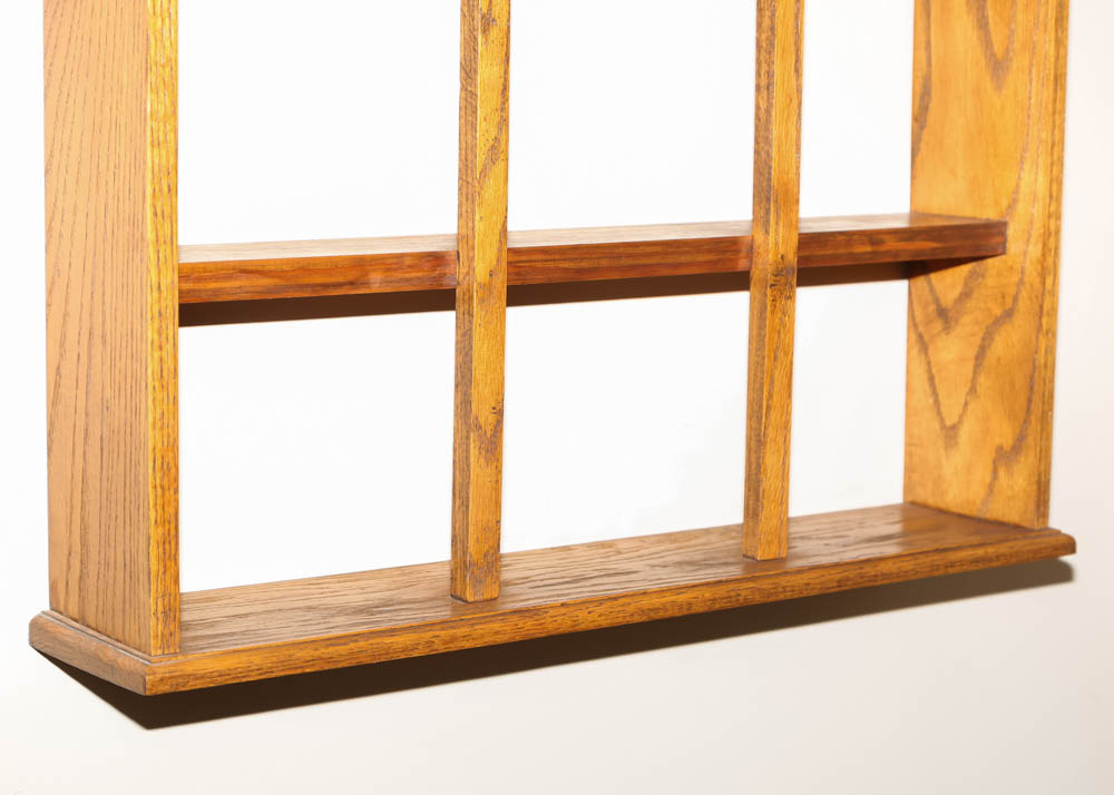 Pine Wood Wall Shelf