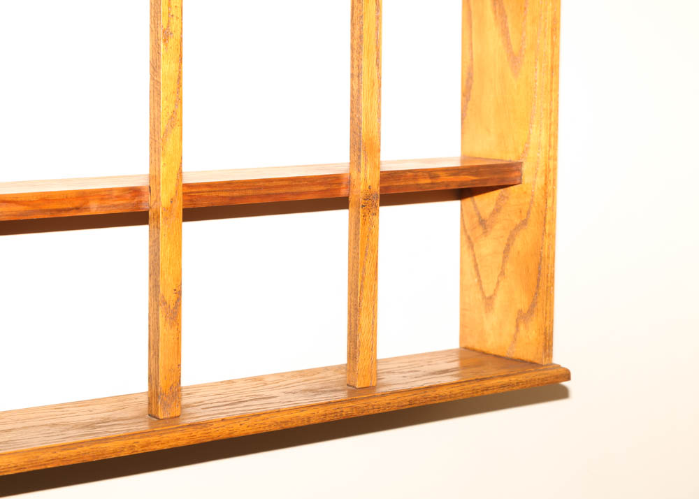 Pine Wood Wall Shelf