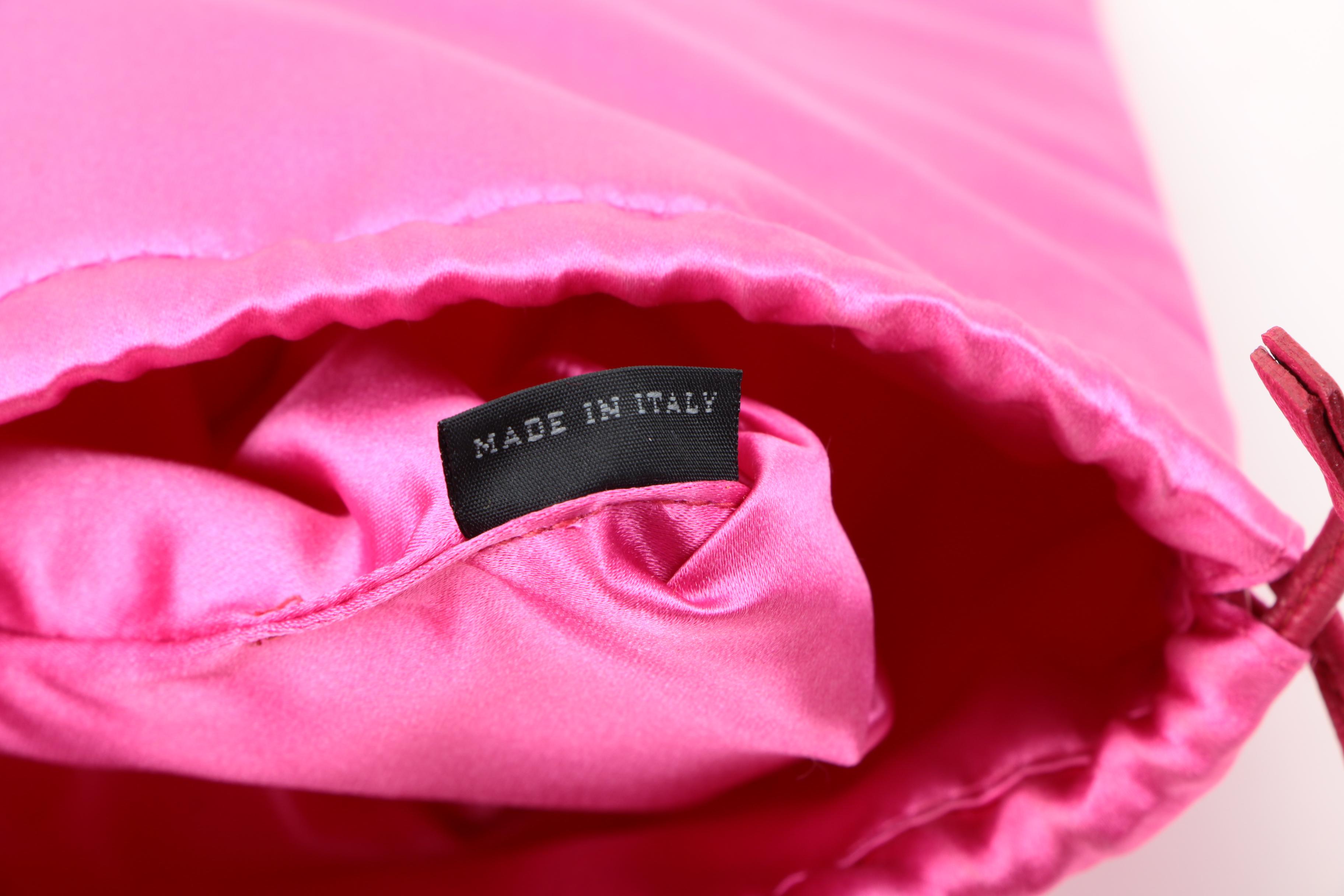 Prada Pink Satin Pouch