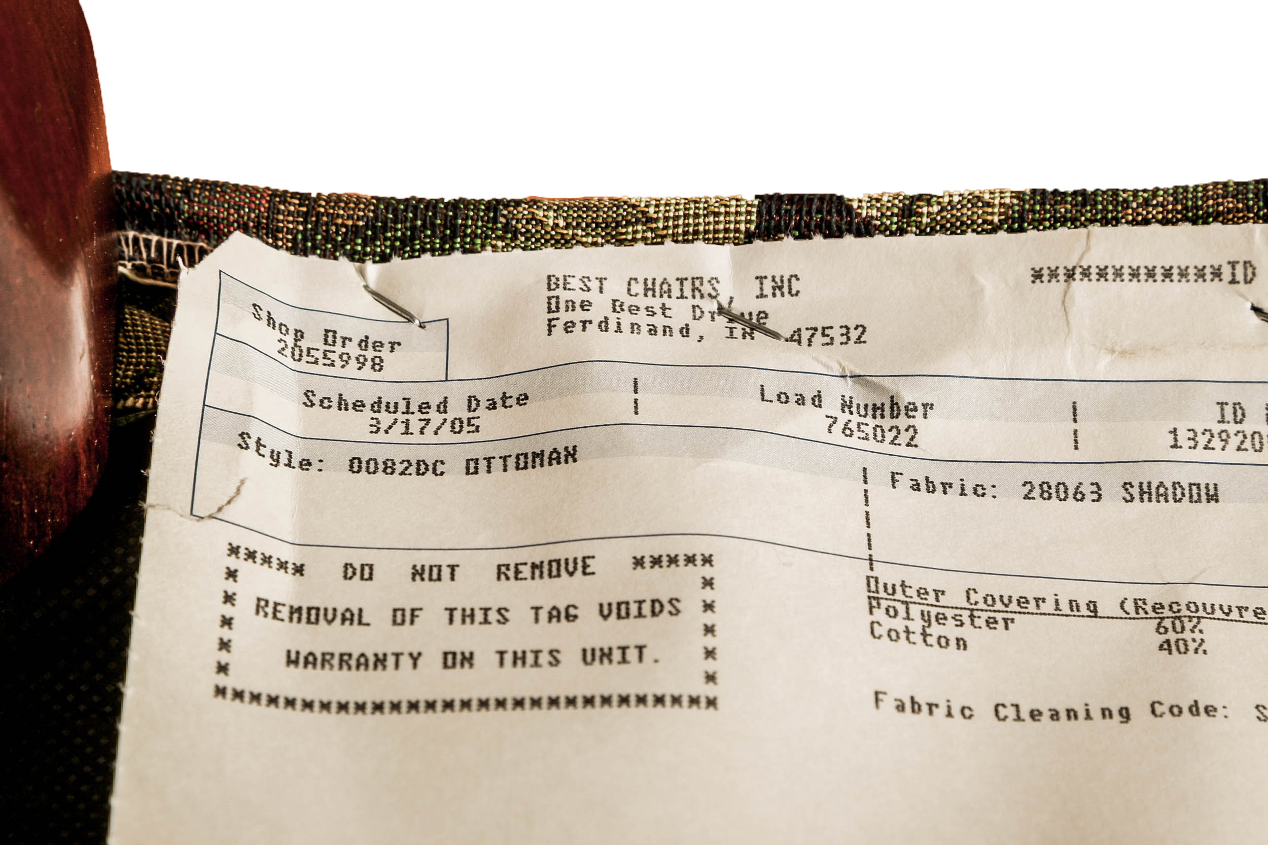 Wingback Chair and Ottoman with Floral Print by Best