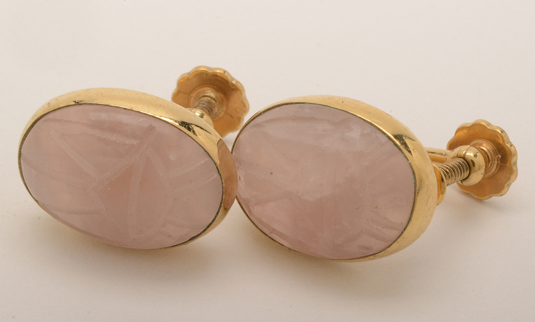 Vintage Gold Filled Gemstone "Scarab" Jewelry