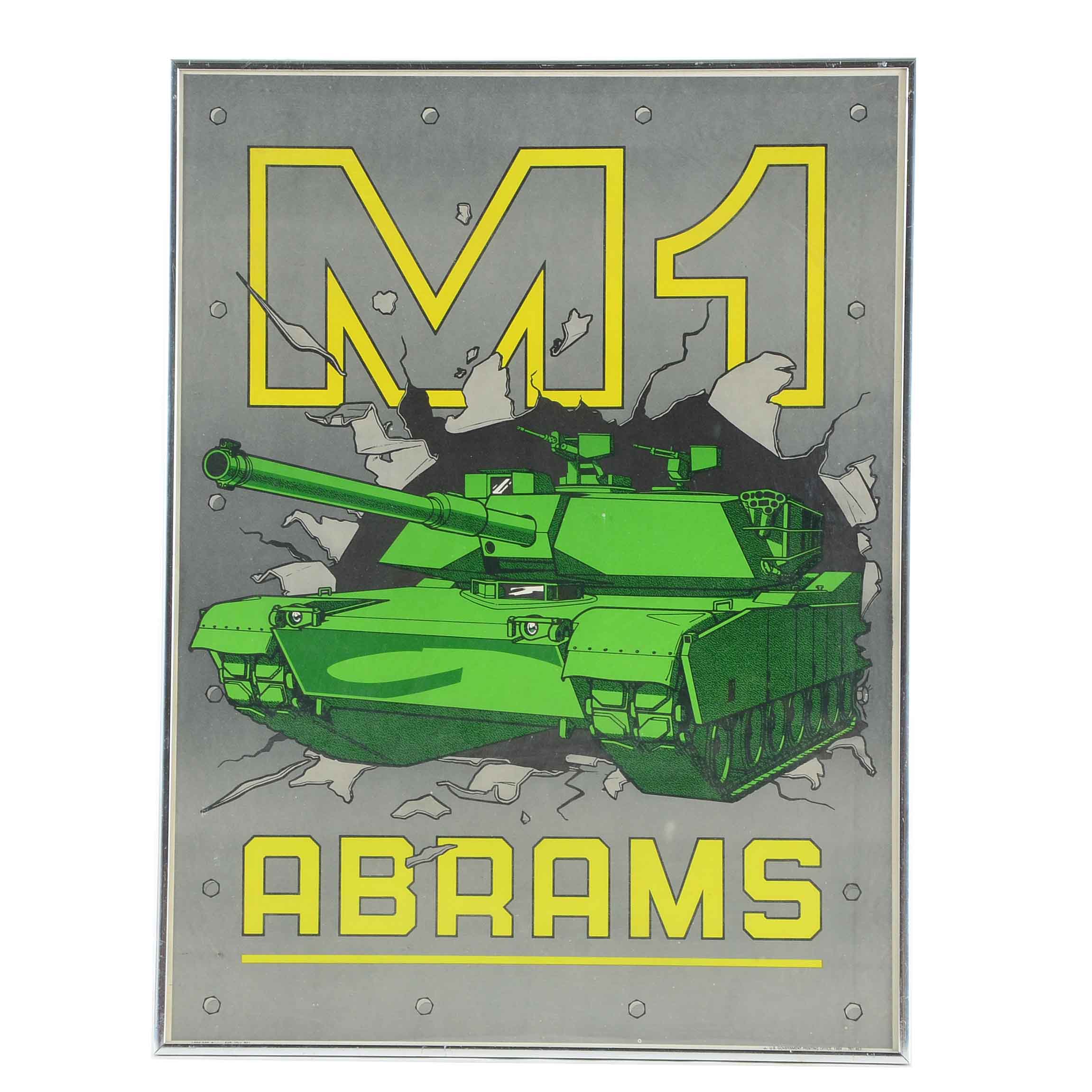 U.S. Military Poster "M1-Abrams"