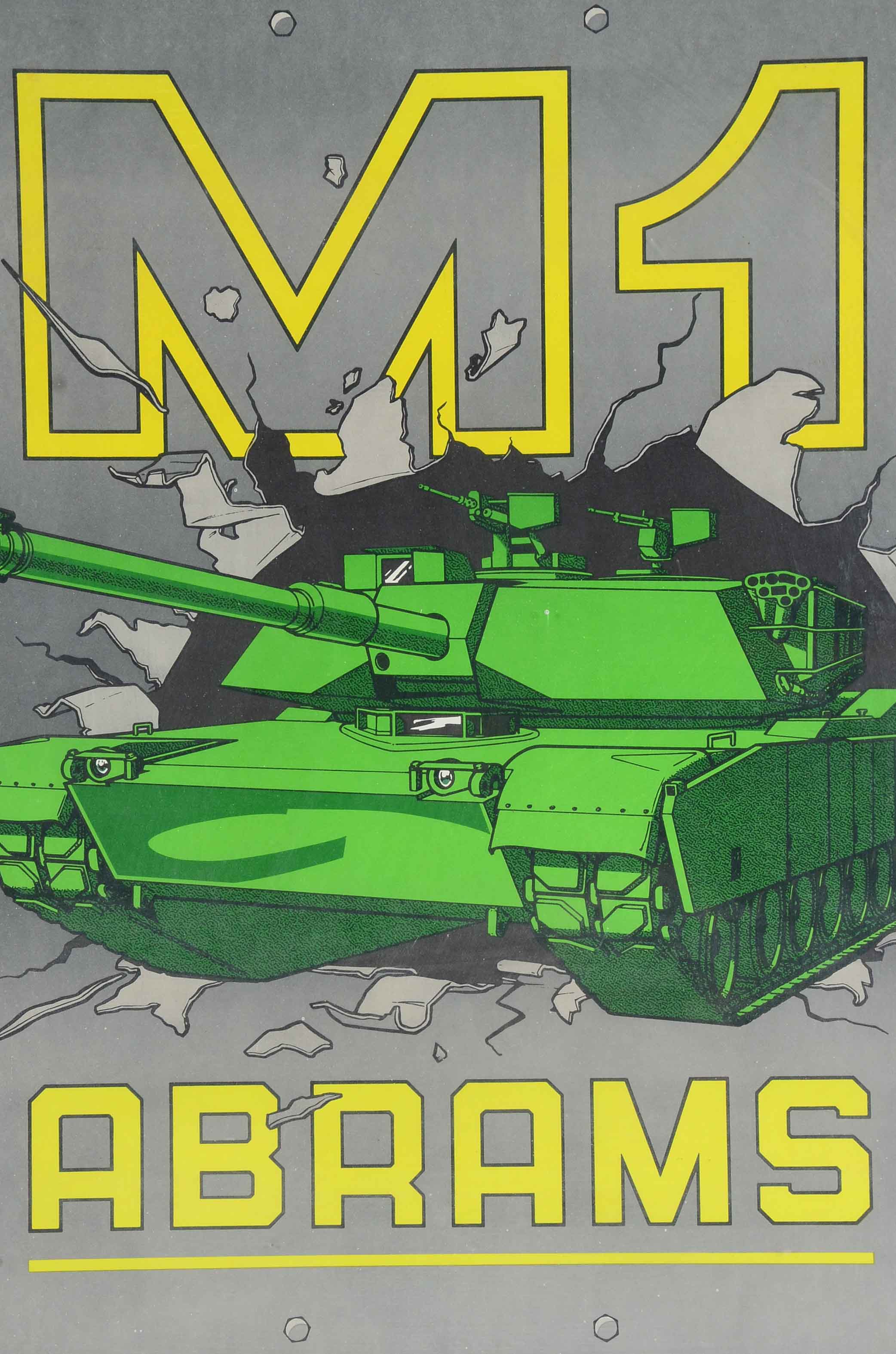 U.S. Military Poster "M1-Abrams"
