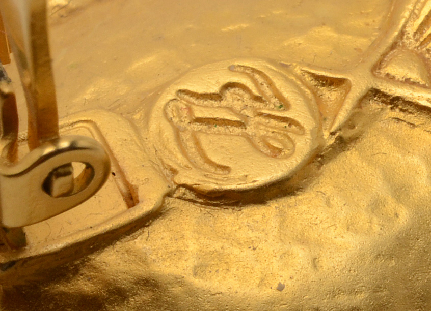 Karl Lagerfield Costume Earrings, and Cultured Pearl Earrings with 14K Elements