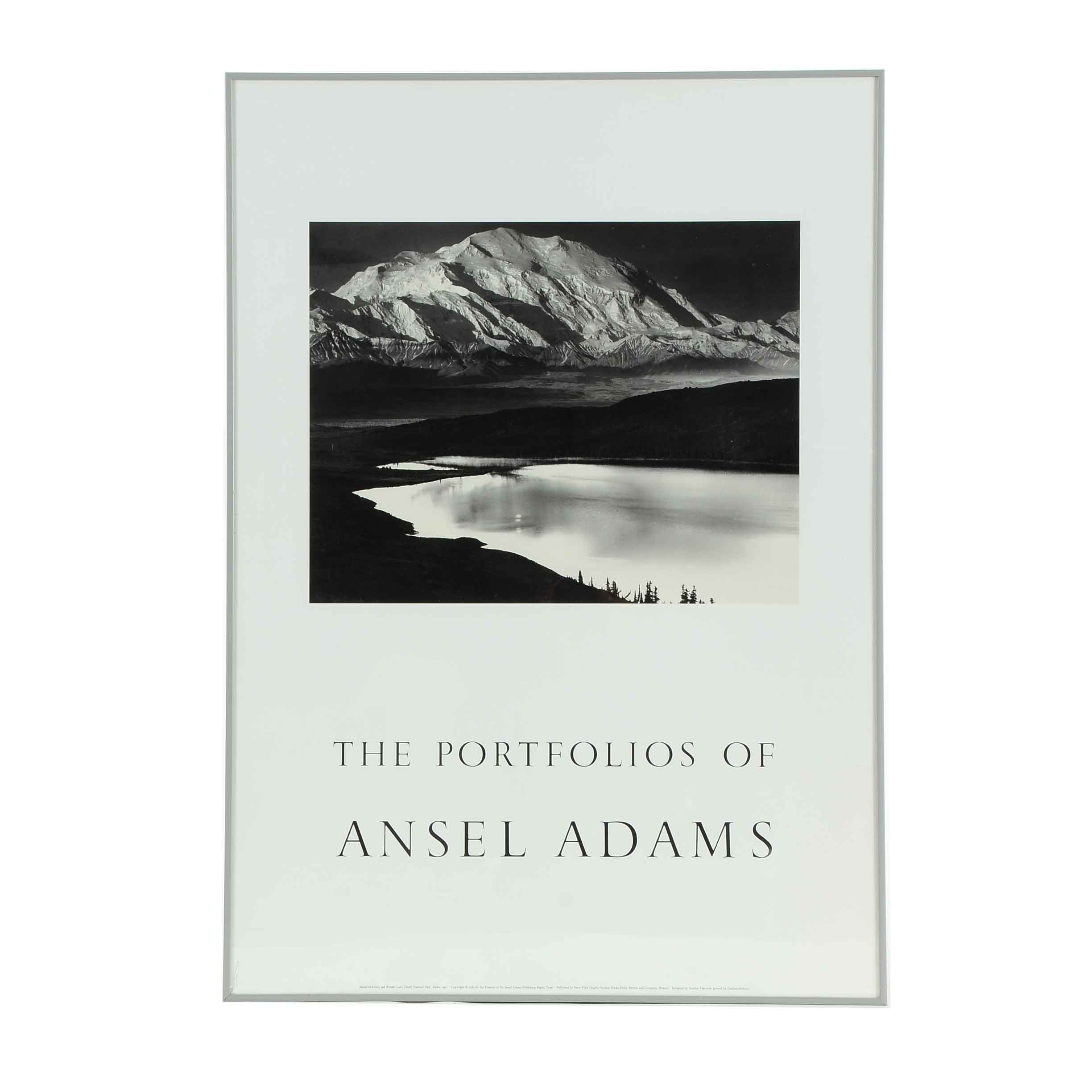 Ansel Adams Reproduction Print after "Mt. McKinley and Wonder Lake"