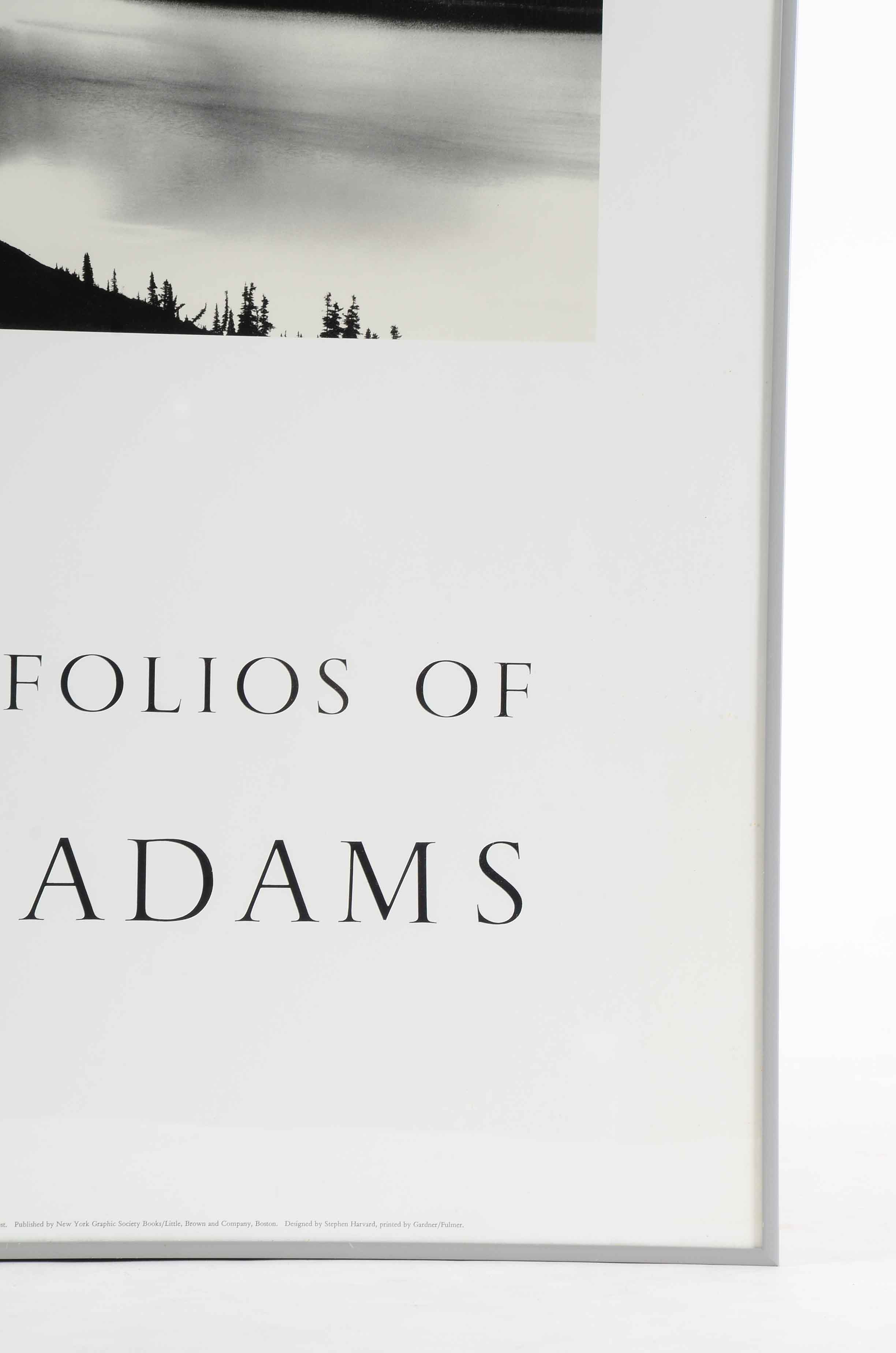 Ansel Adams Reproduction Print after "Mt. McKinley and Wonder Lake"