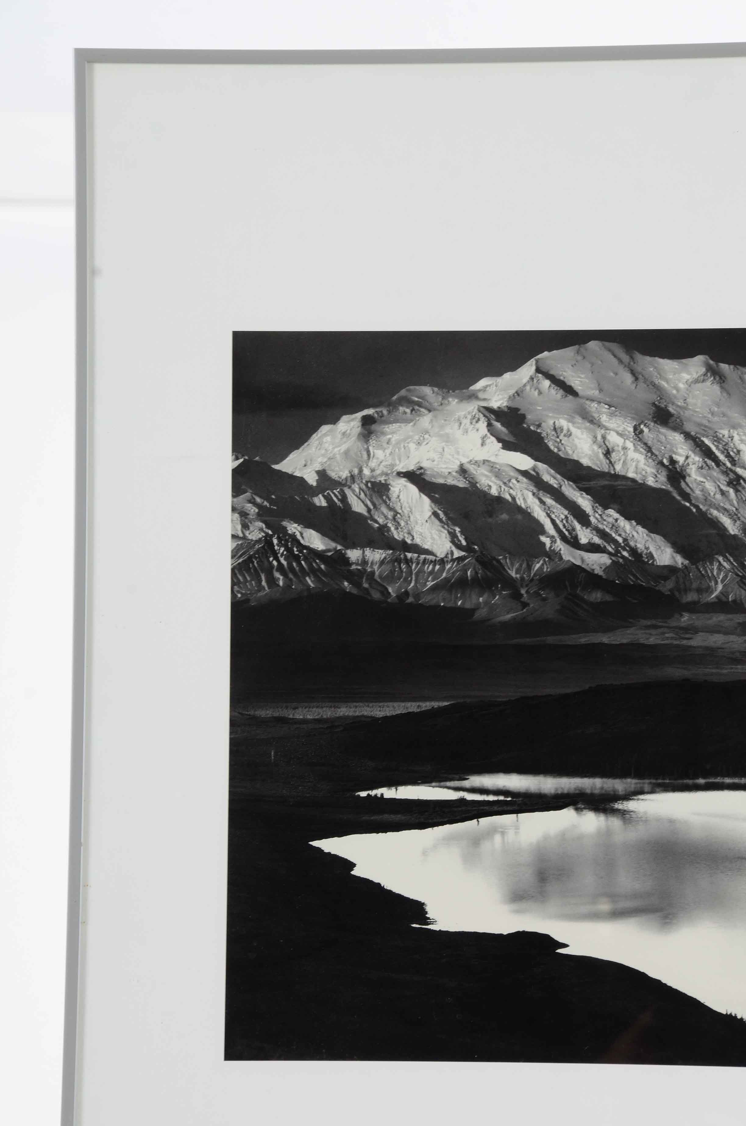 Ansel Adams Reproduction Print after "Mt. McKinley and Wonder Lake"