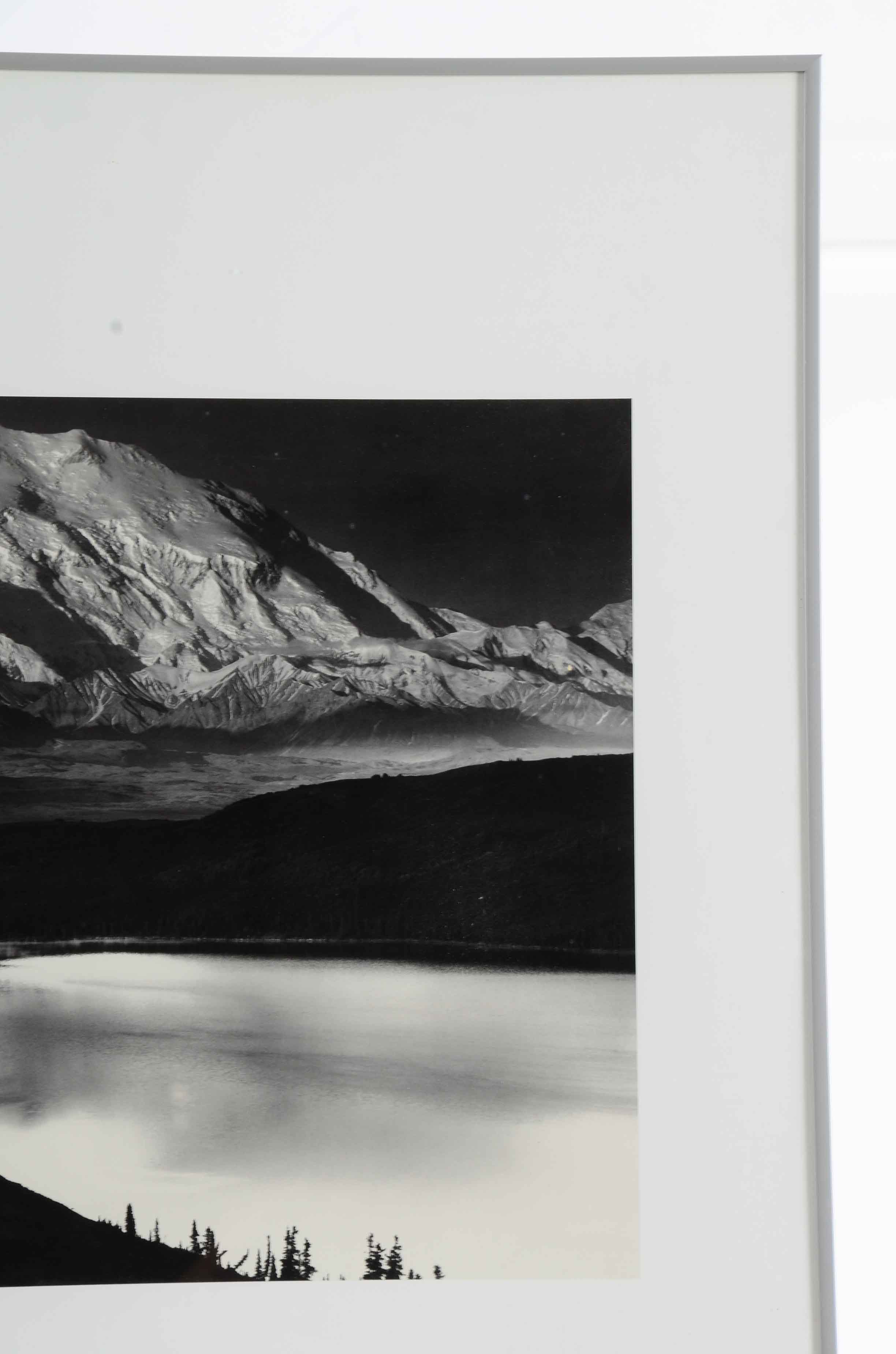 Ansel Adams Reproduction Print after "Mt. McKinley and Wonder Lake"