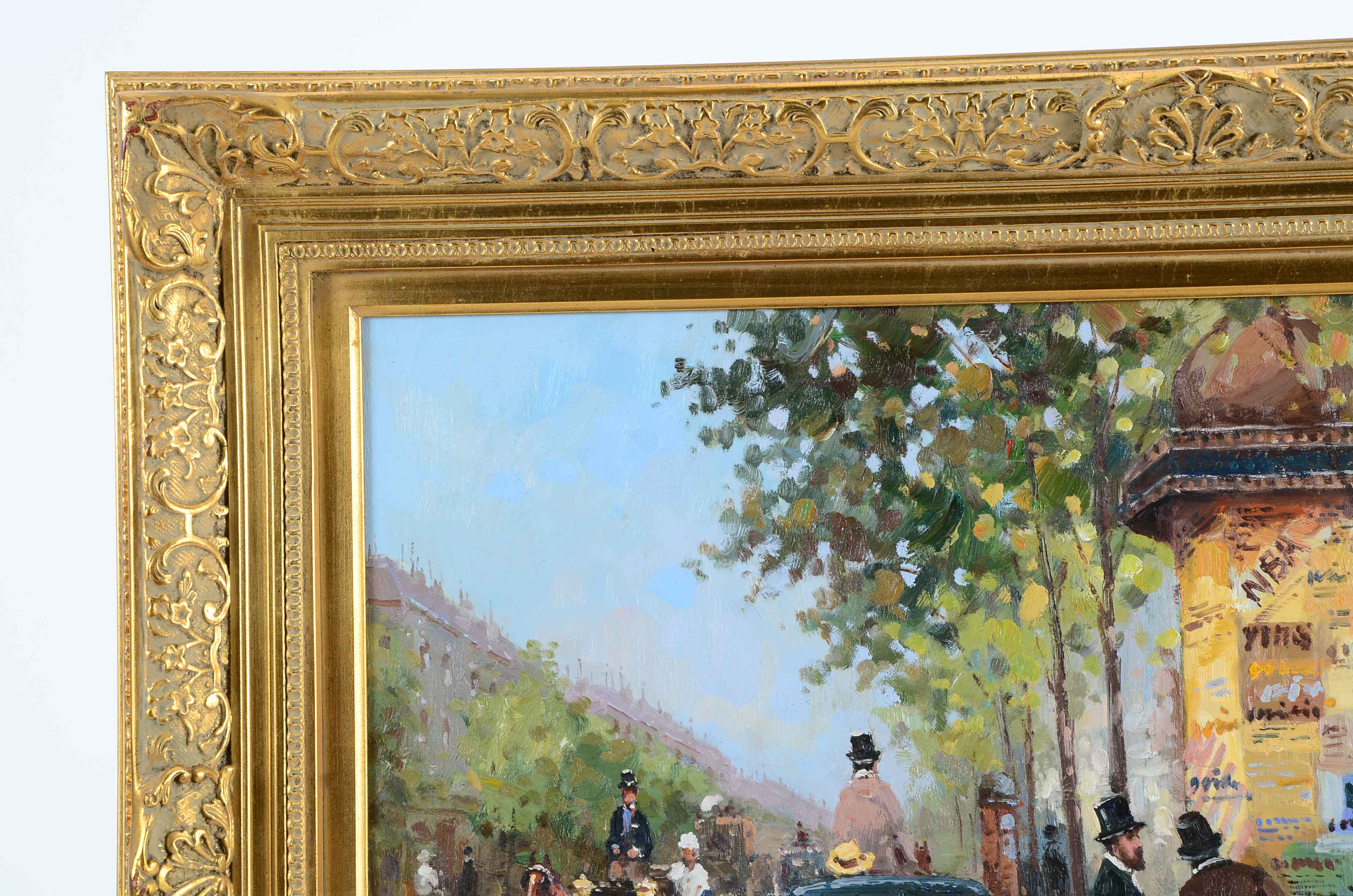 Caramago Oil Painting of Victorian Street Scene