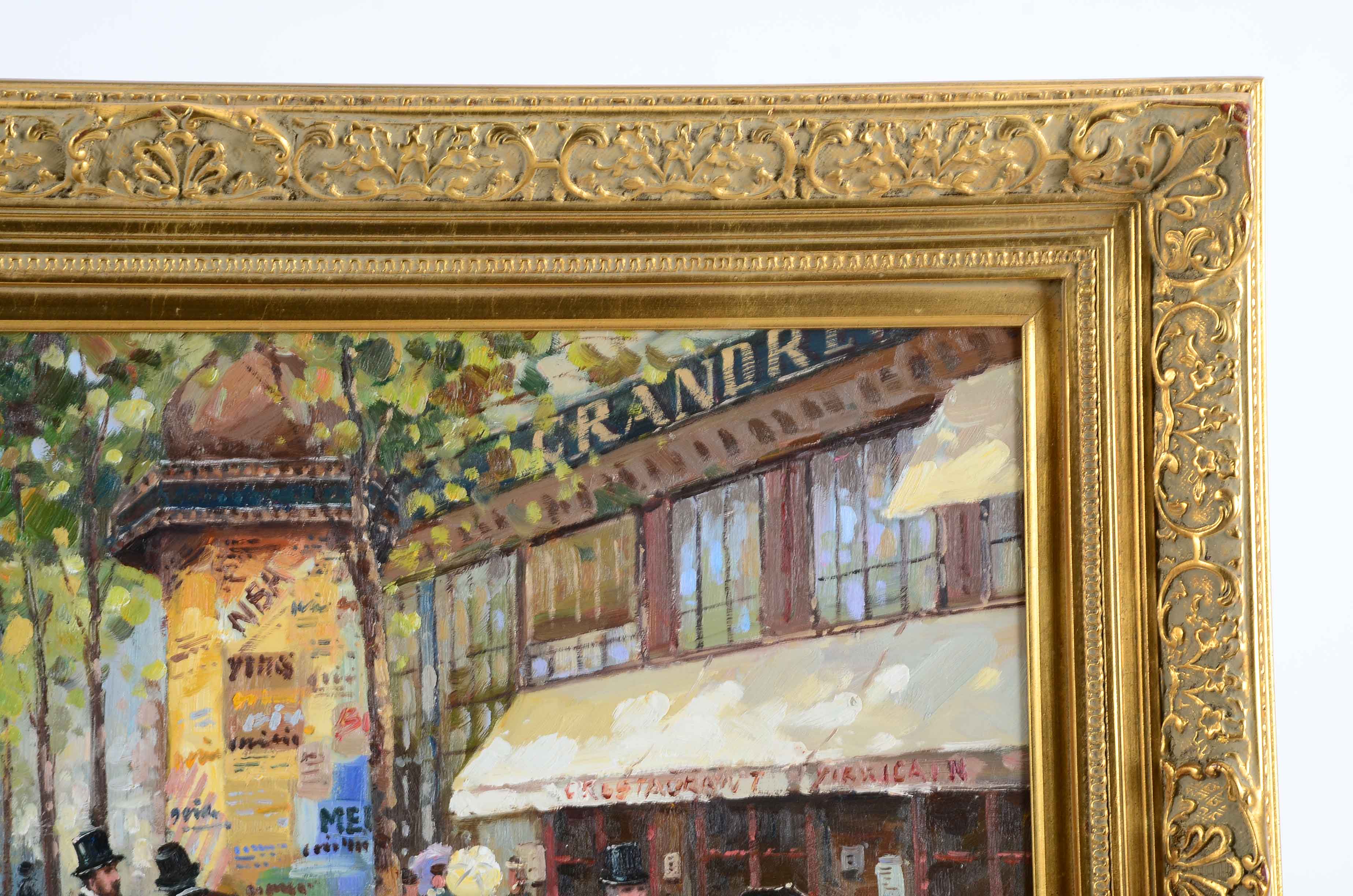 Caramago Oil Painting of Victorian Street Scene