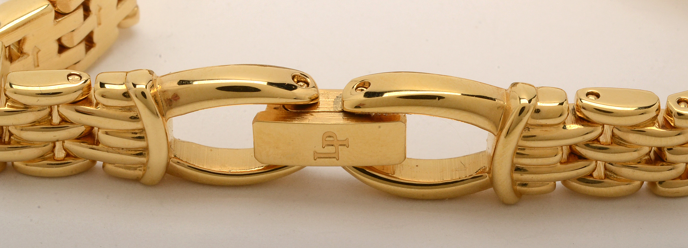 Lucien Piccard "Roma" Blue Topaz Bezel Watch