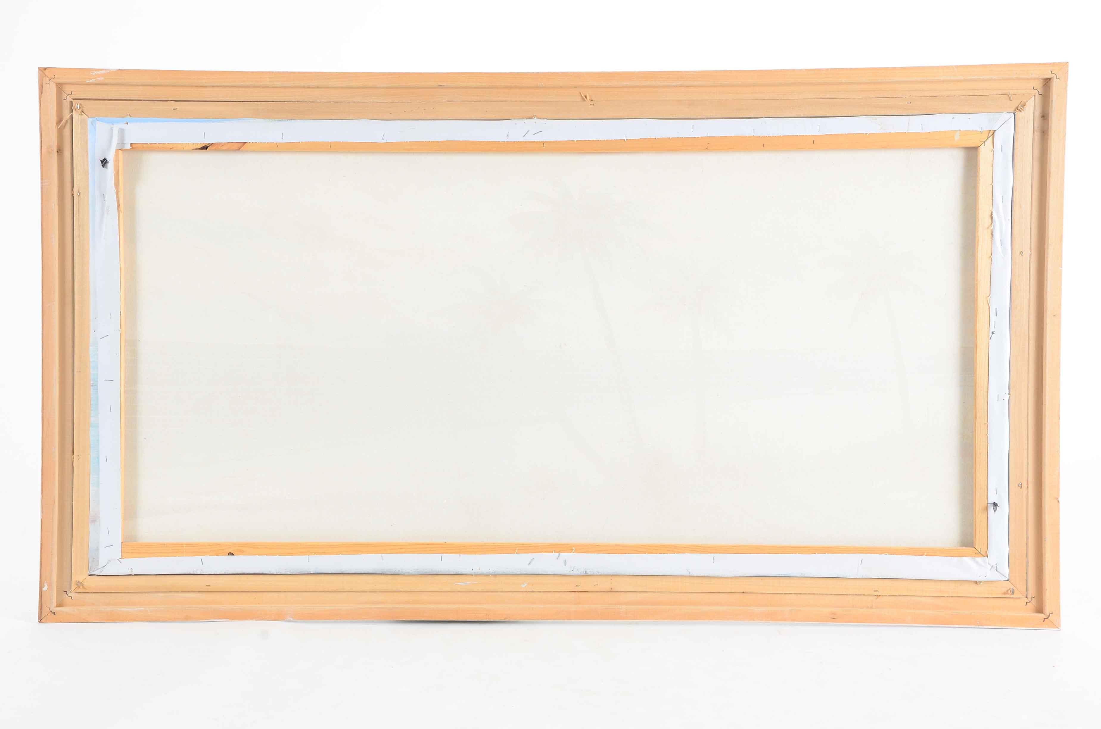 L. Marcus Oil Painting on Canvas of Beach Scene