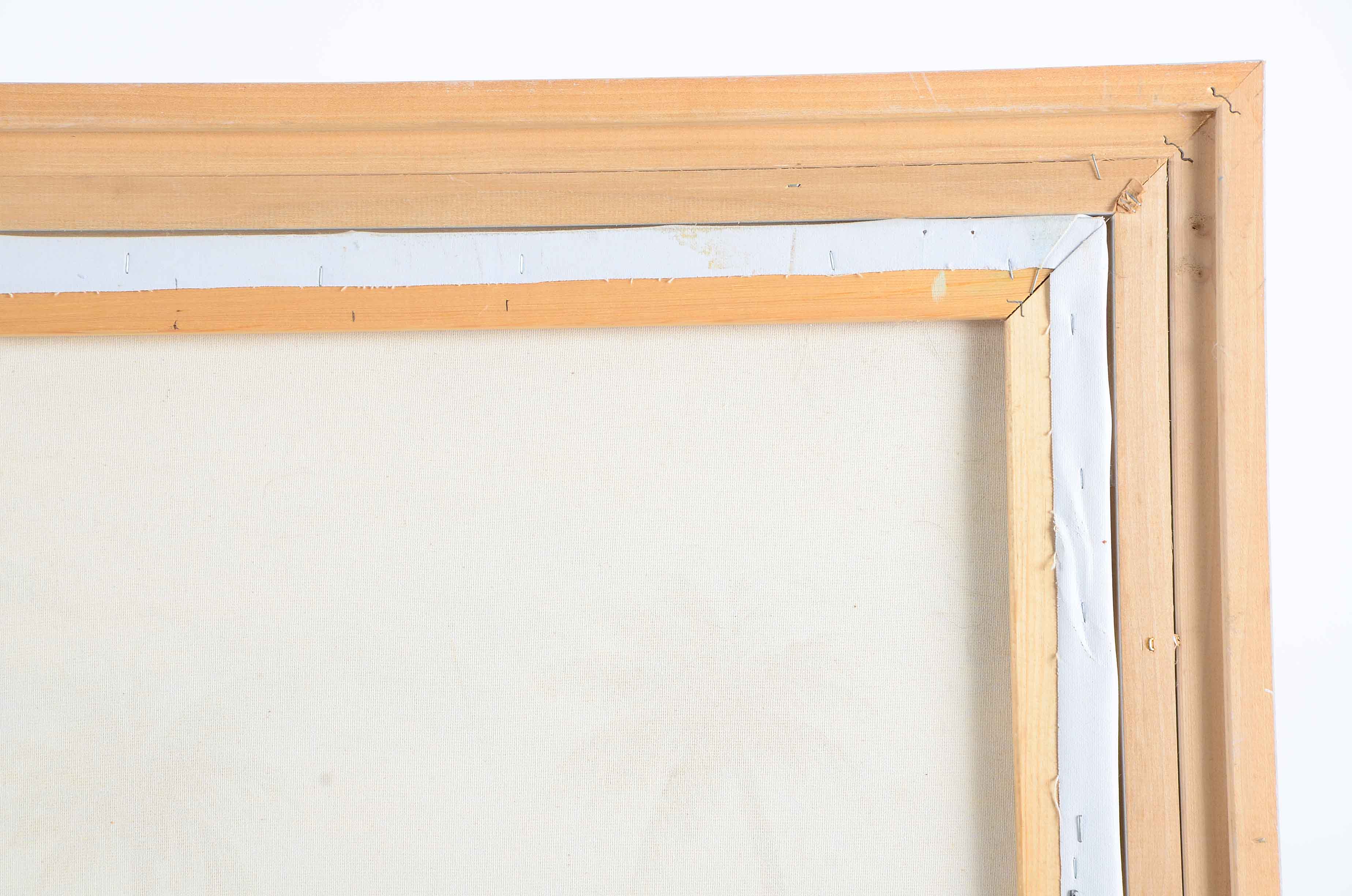 L. Marcus Oil Painting on Canvas of Beach Scene