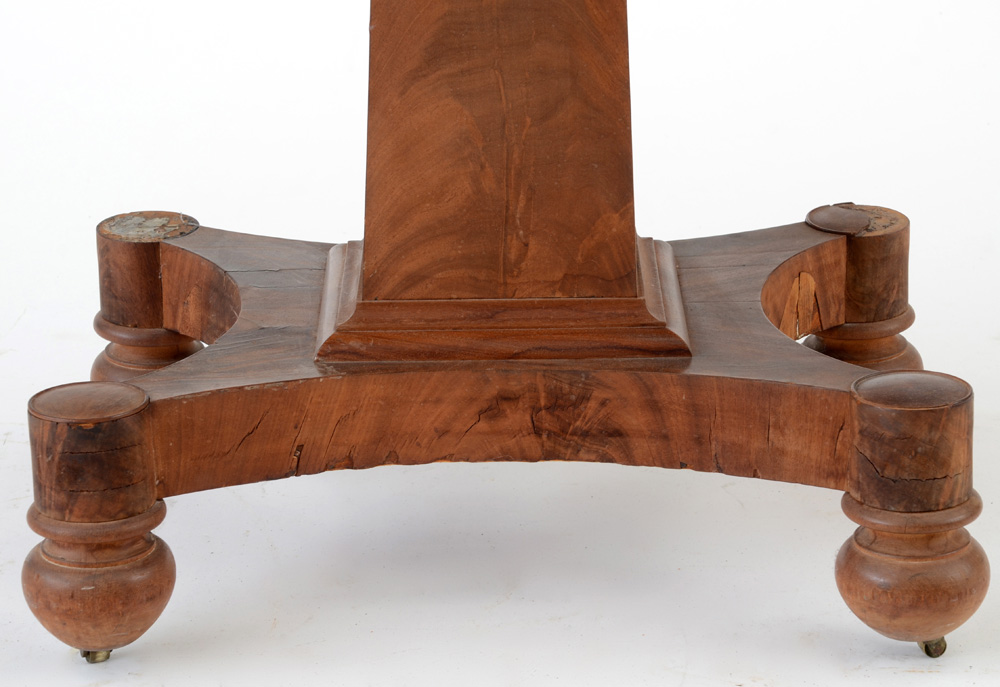 Vintage Empire Style Mahogany Flip Top Card Table