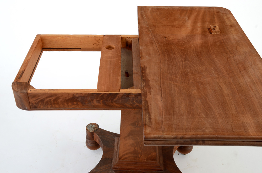 Vintage Empire Style Mahogany Flip Top Card Table