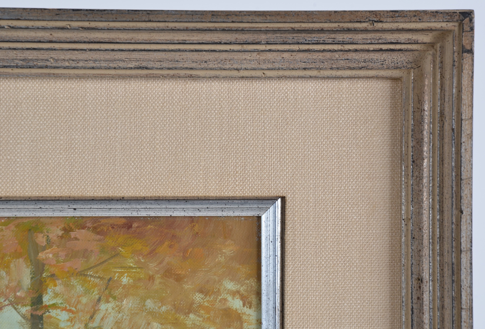 Albrt Blaetter Oil Painting on Canvas Board "Black Forest"