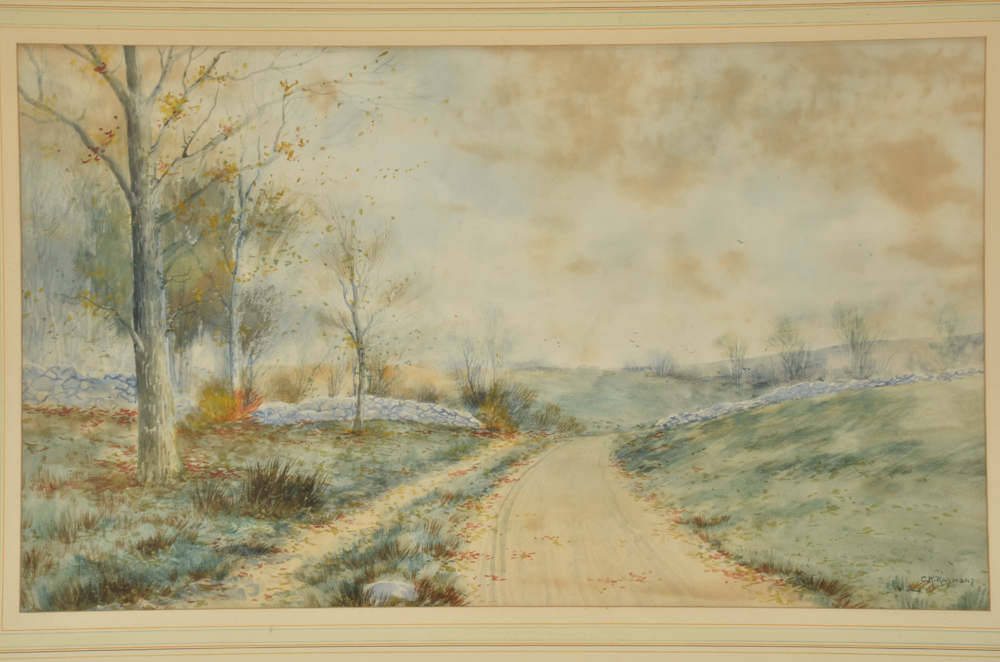 C.R. Raymond Original Watercolor Landscape Painting