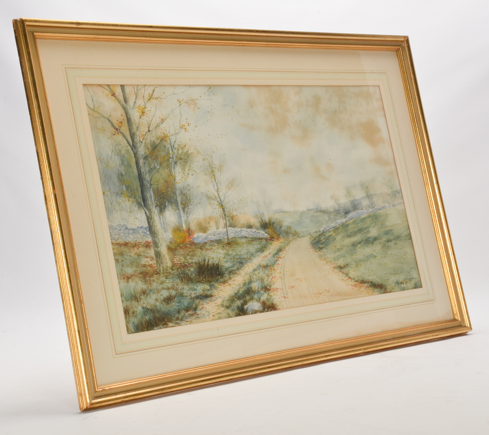 C.R. Raymond Original Watercolor Landscape Painting