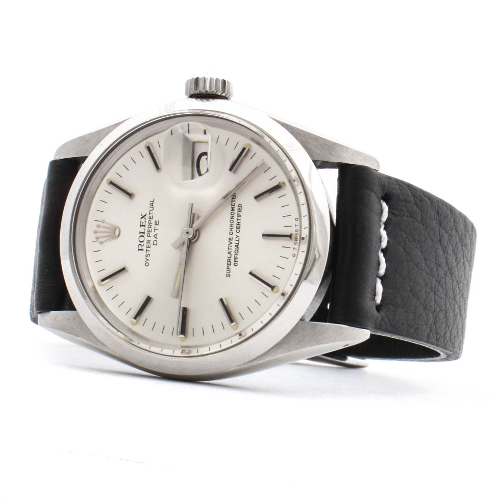 Vintage Circa 1972 Rolex Perpetual Date Stainless Steel Watch