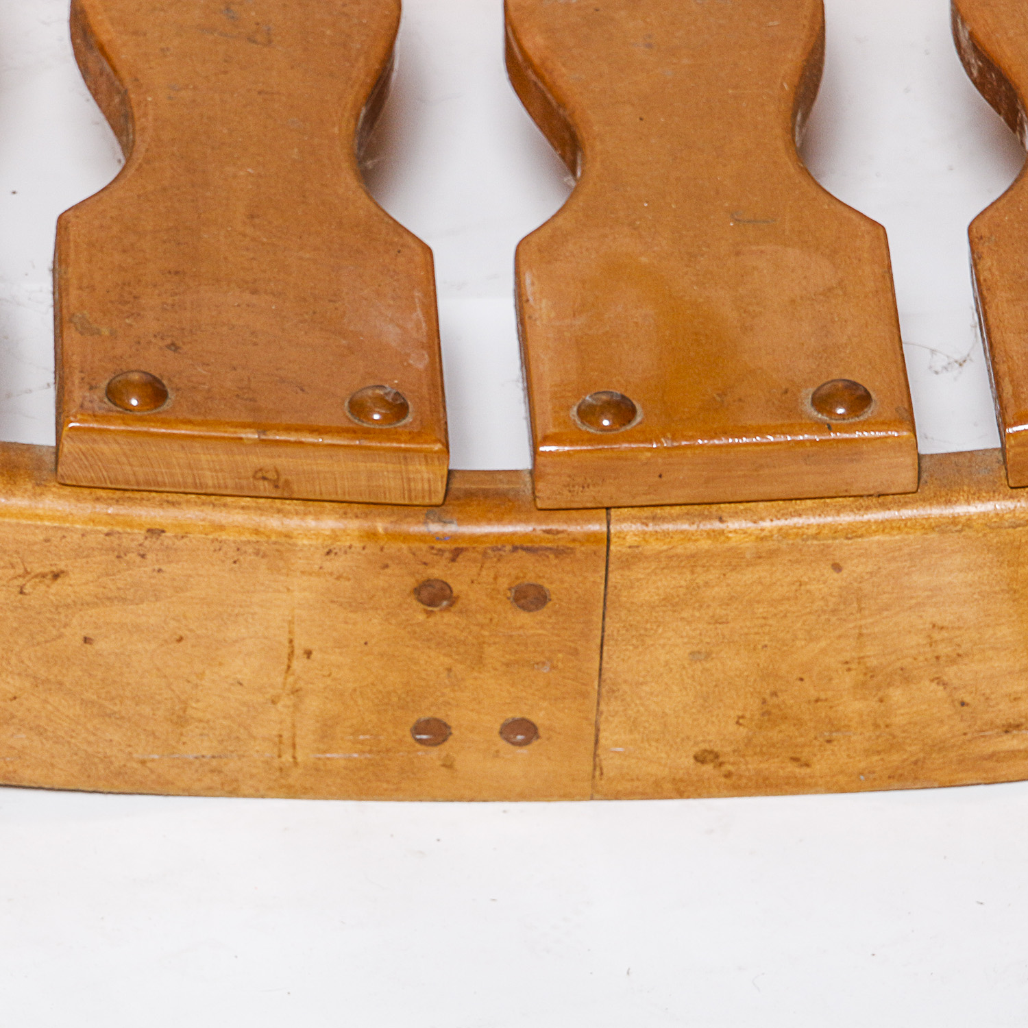 Wooden Rocking Horse with Leather Saddle