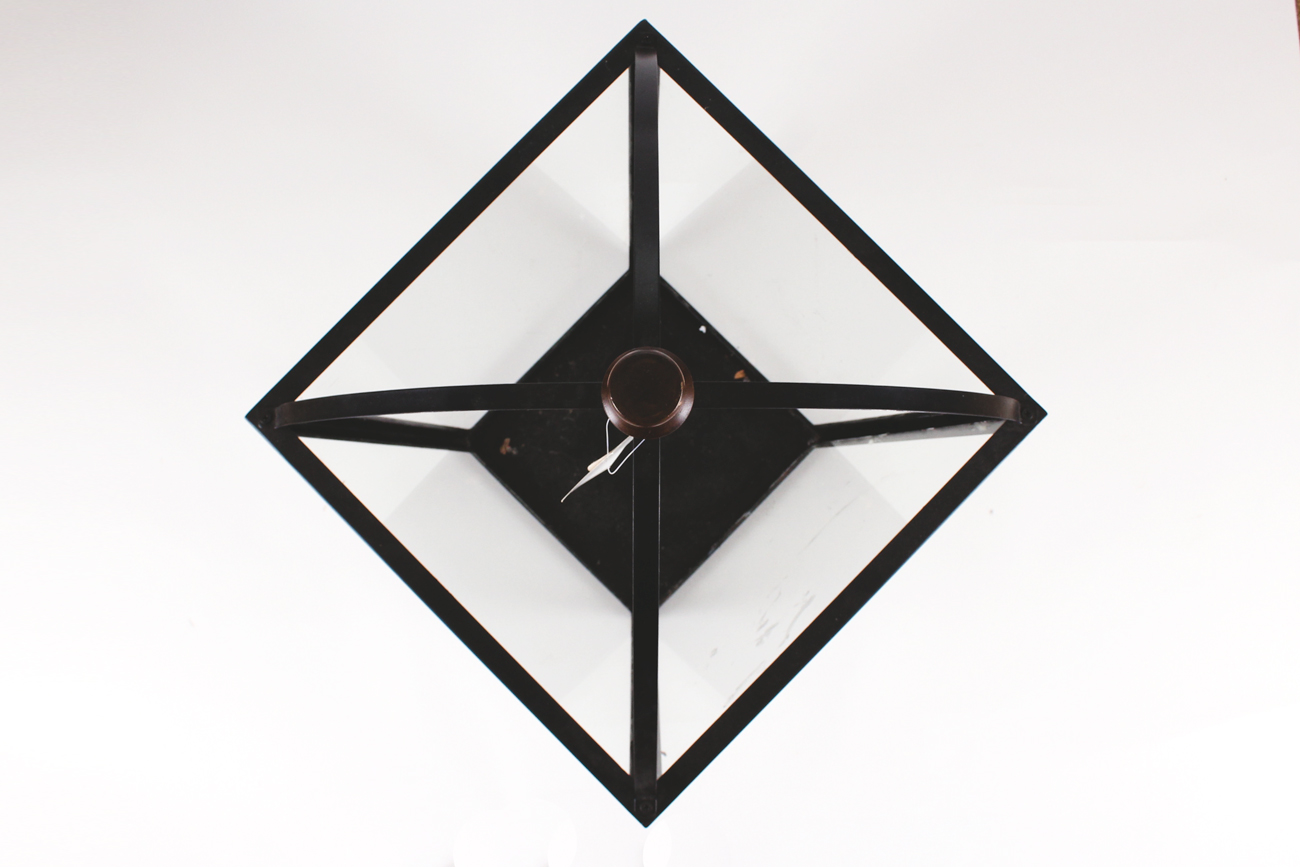 Pair of Pottery Barn "Collier" Lanterns