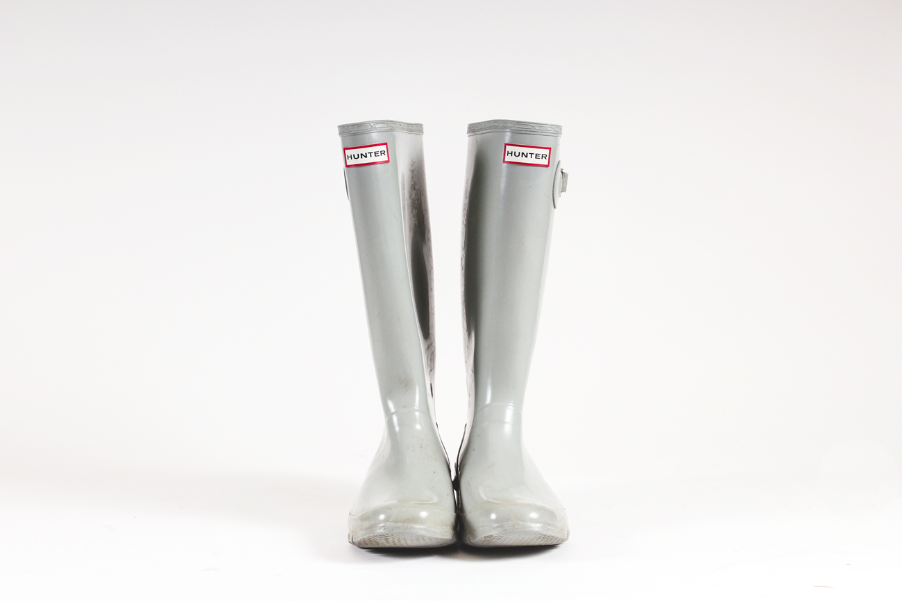 Gray Hunter "Huntress Gloss" Rain Boots