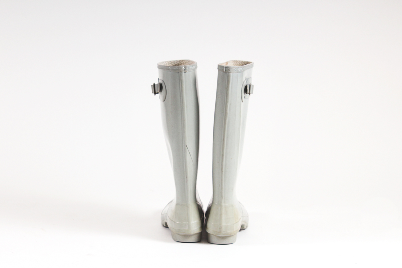 Gray Hunter "Huntress Gloss" Rain Boots