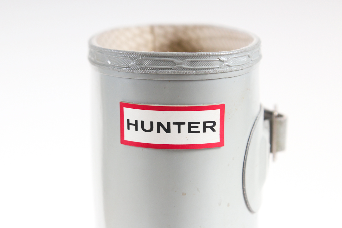 Gray Hunter "Huntress Gloss" Rain Boots